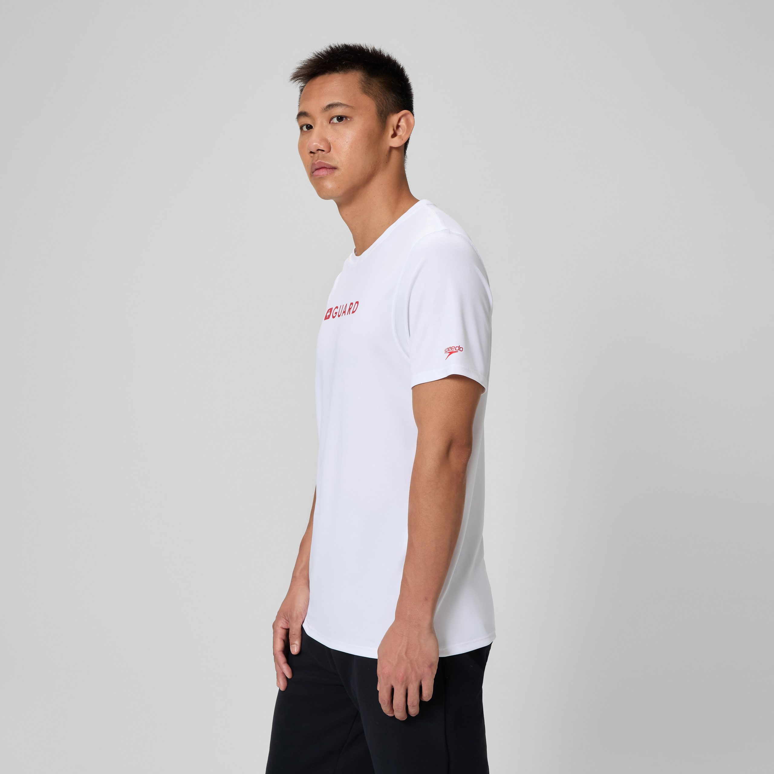 Men's Guard New Easy Short Sleeve Rashguard White - Image 2