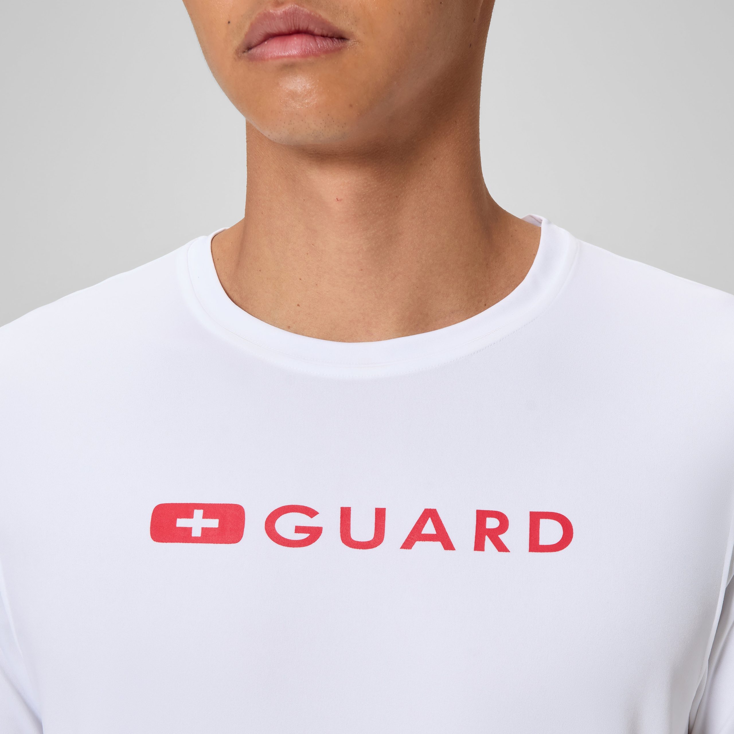 Men's Guard New Easy Short Sleeve Rashguard White - Image 4