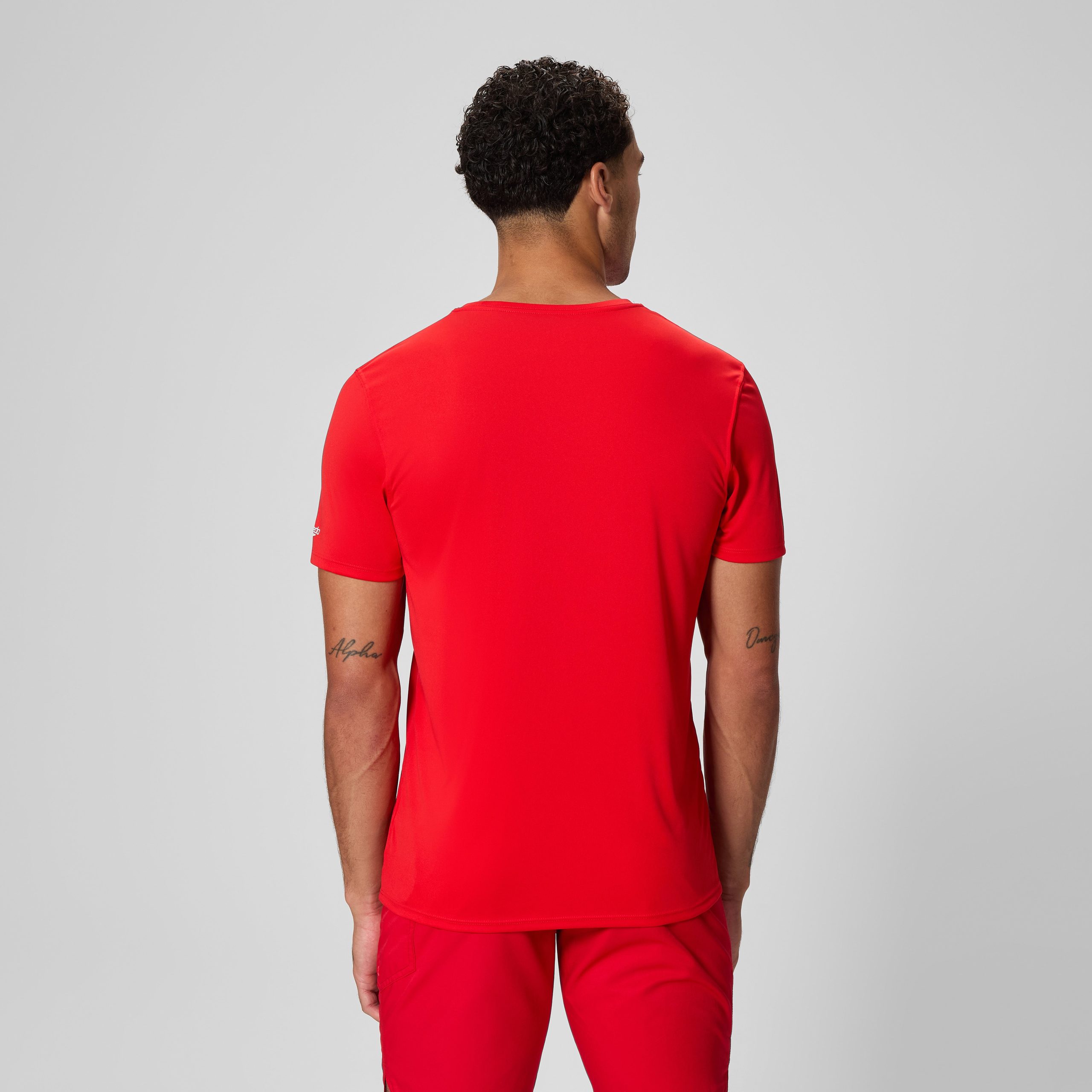 Men's Guard New Easy Short Sleeve Rashguard Red - Image 3