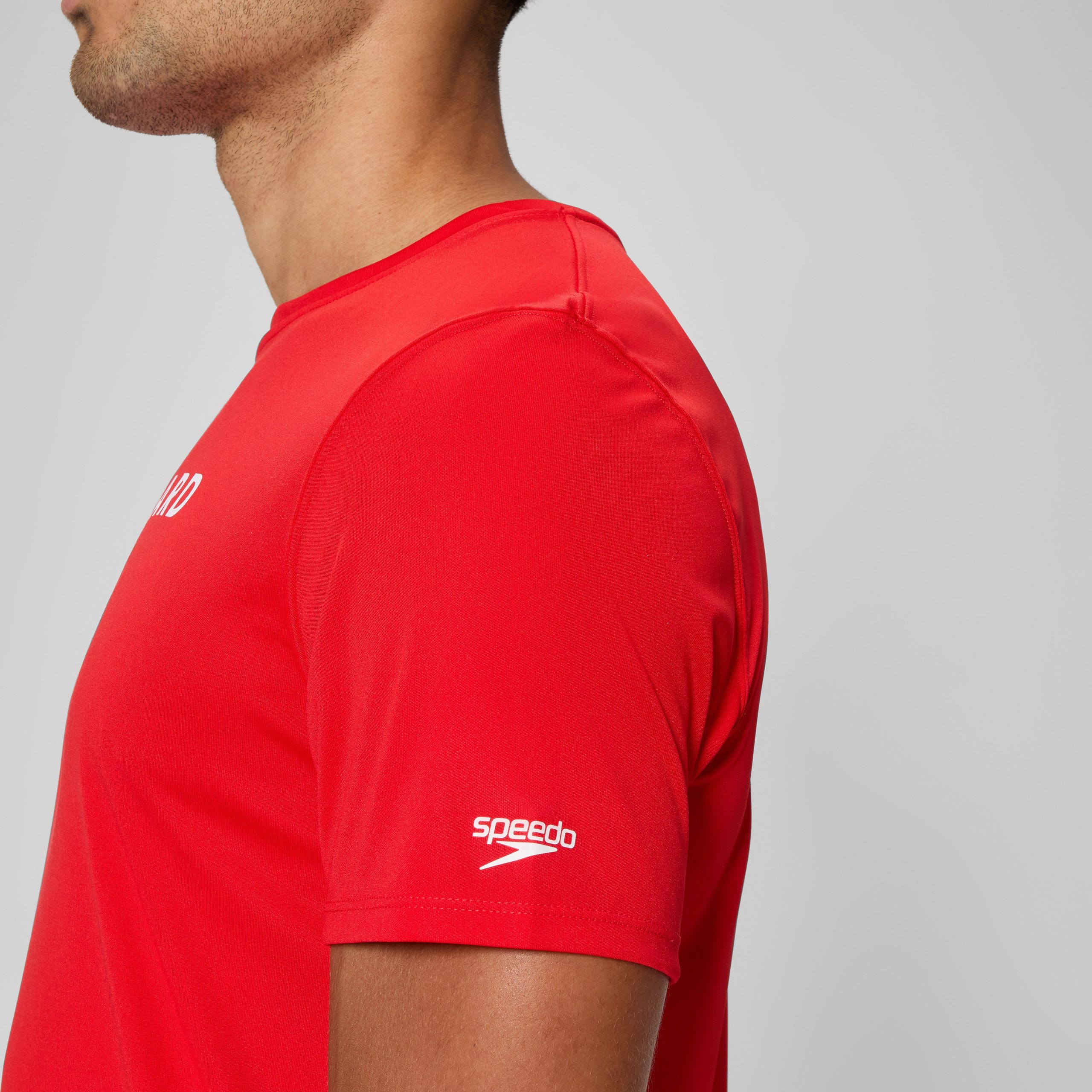 Men's Guard New Easy Short Sleeve Rashguard Red - Image 4