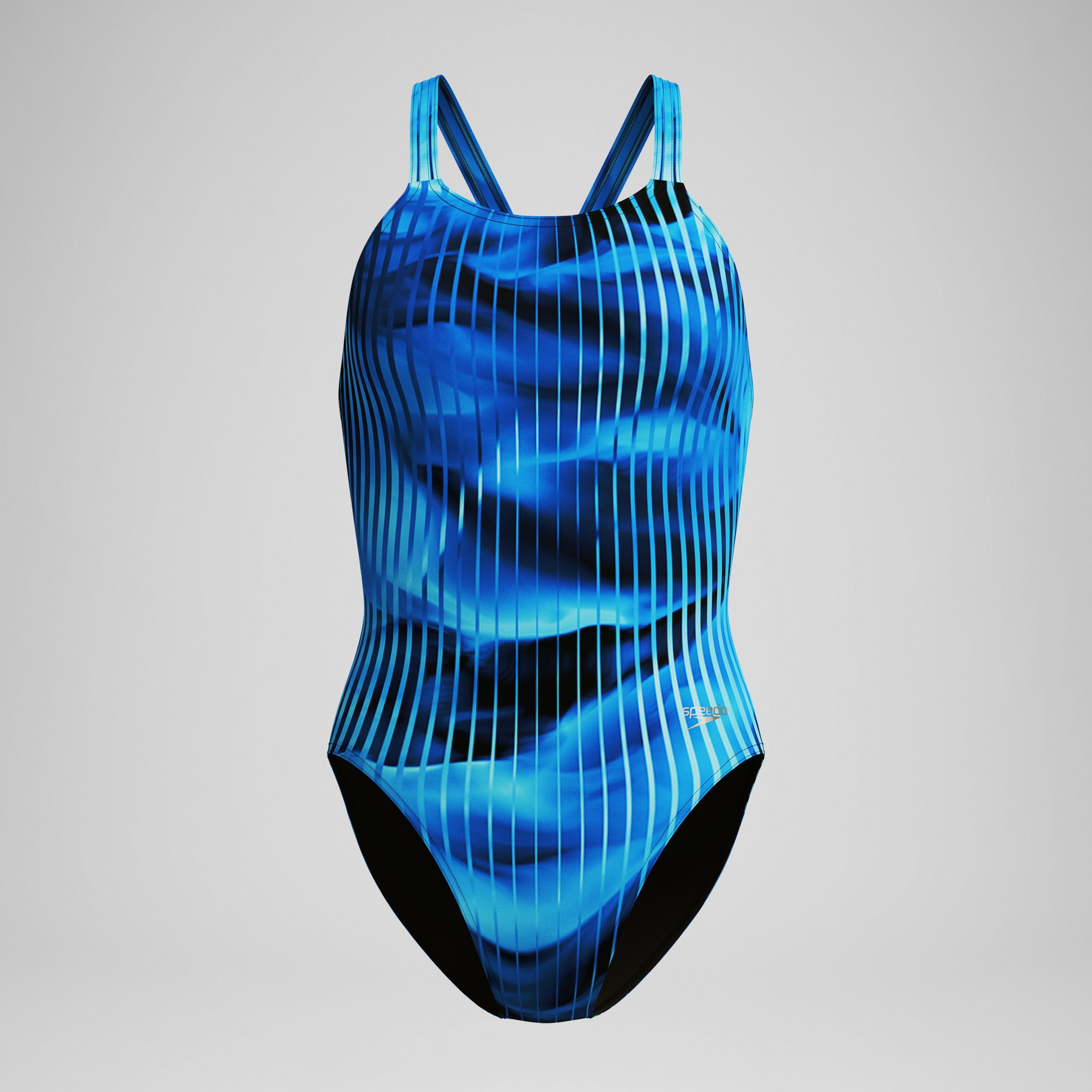 Women's Club Training Printed Leaderback One Piece Blue - Image 4