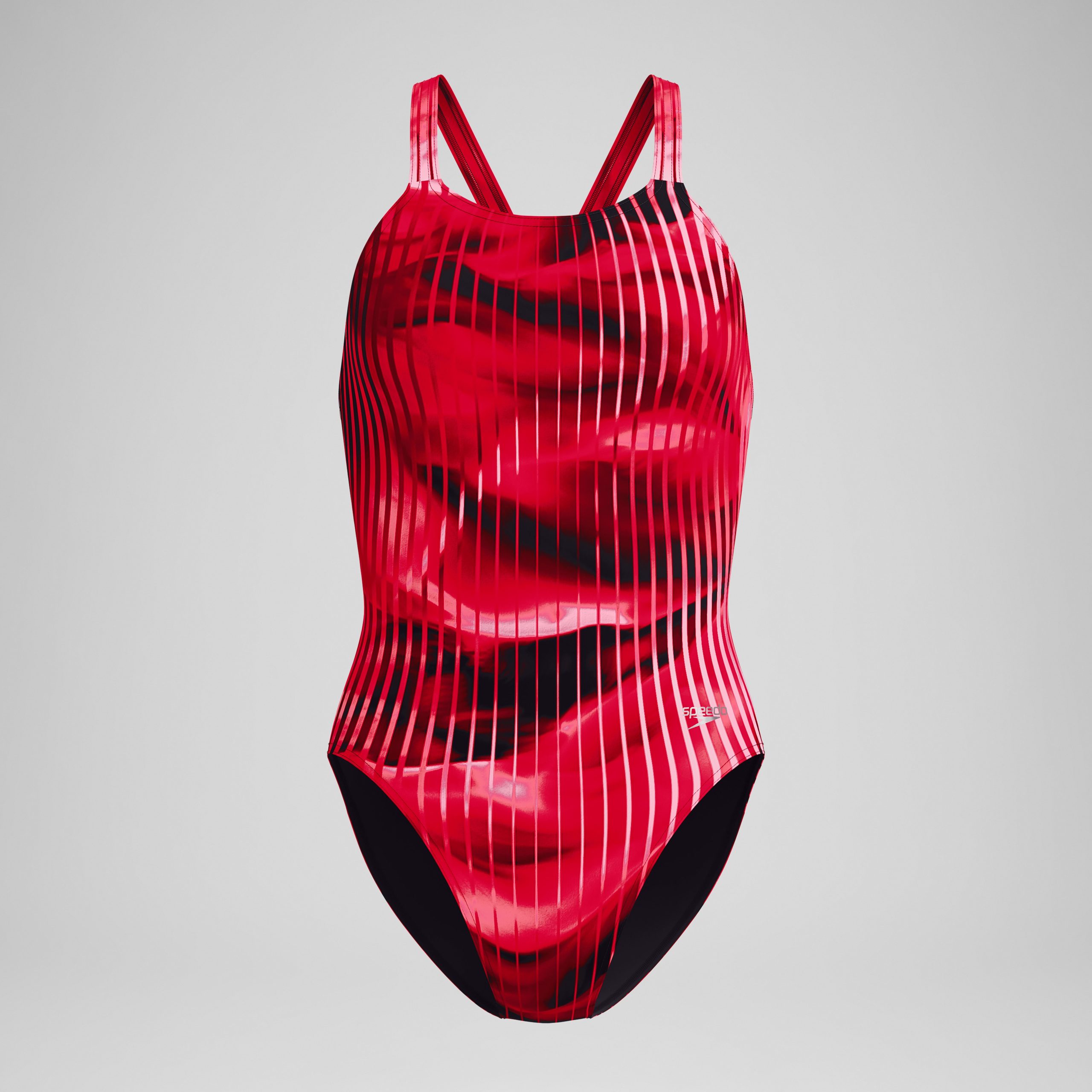 Women's Club Training Printed Leaderback One Piece Red - Image 4
