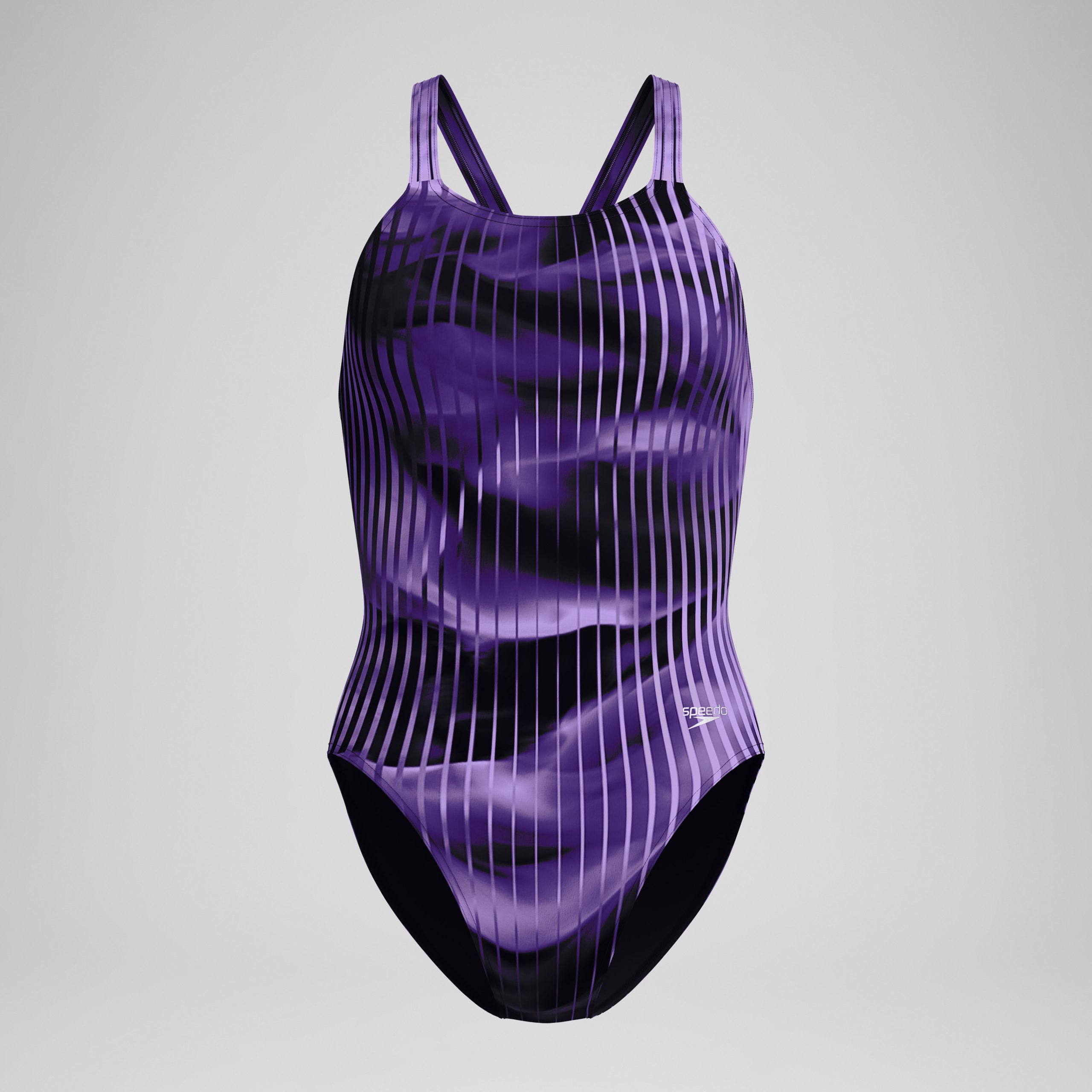 Women's Club Training Printed Leaderback One Piece Purple - Image 4