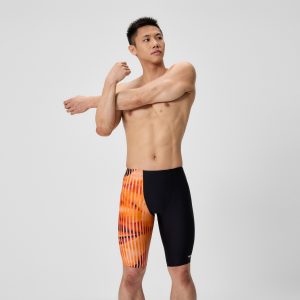Men's Club Training Printed Jammer Orange/Black
