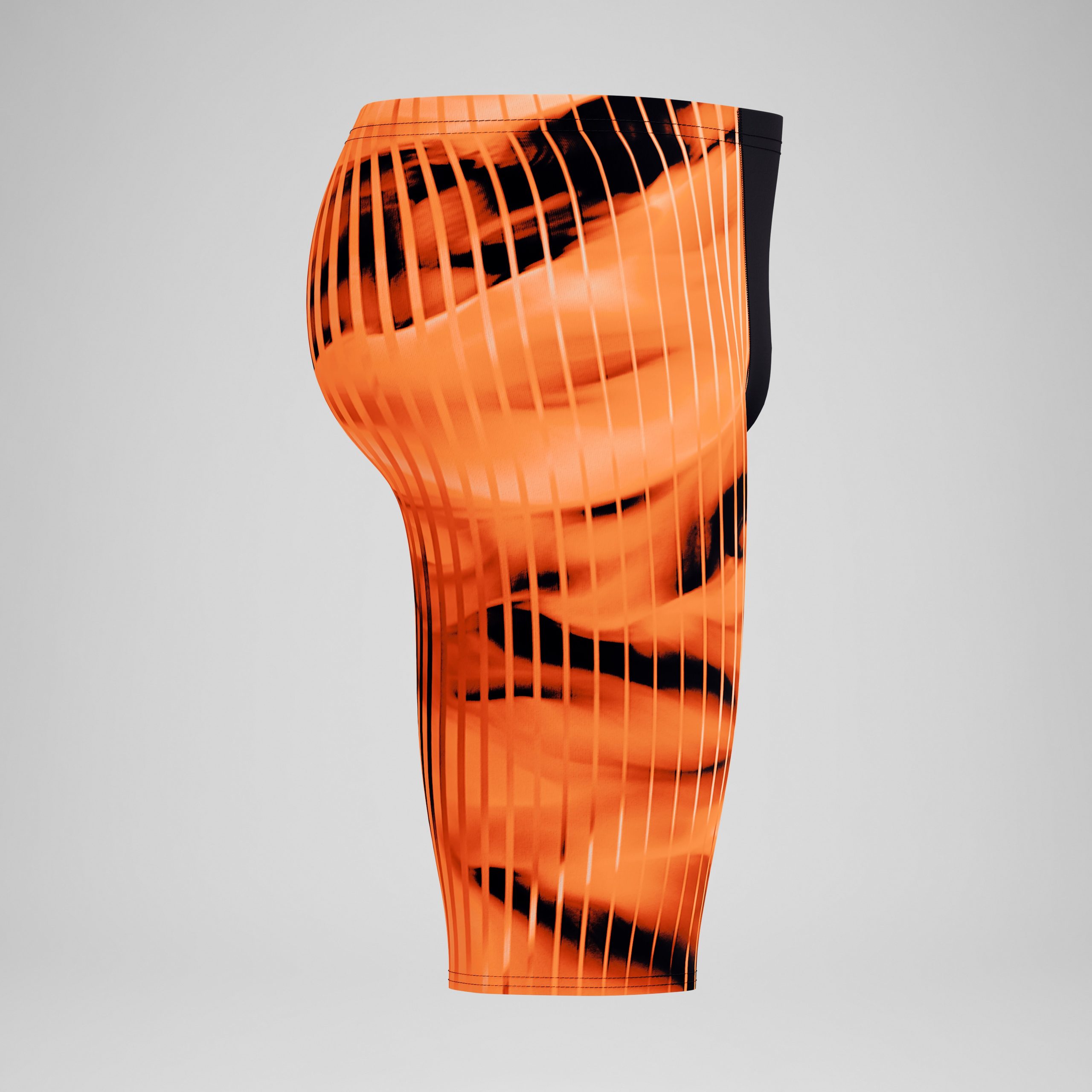Men's Club Training Printed Jammer Orange/Black - Image 6