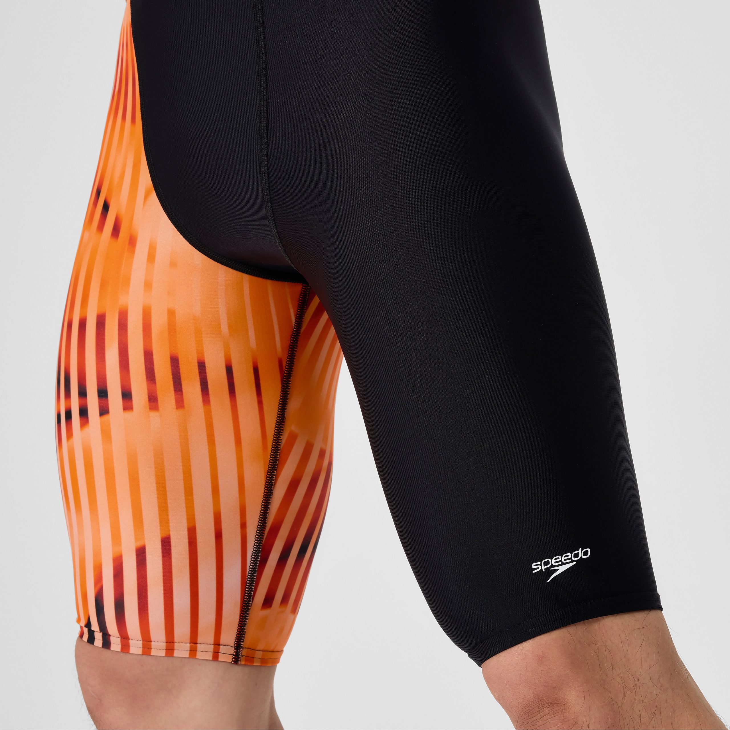 Men's Club Training Printed Jammer Orange/Black - Image 8