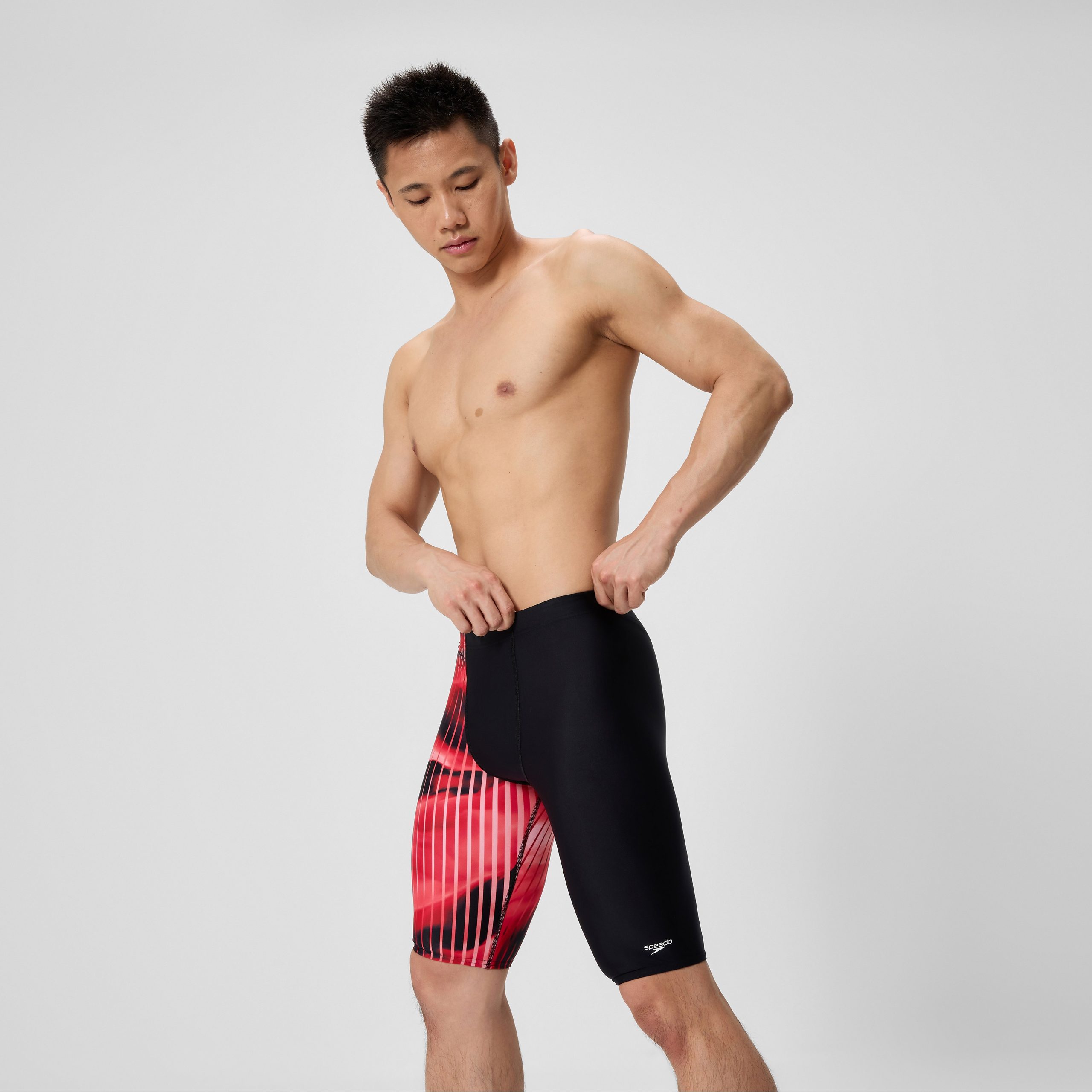 Men's Club Training Printed Jammer Red/Black - Image 2
