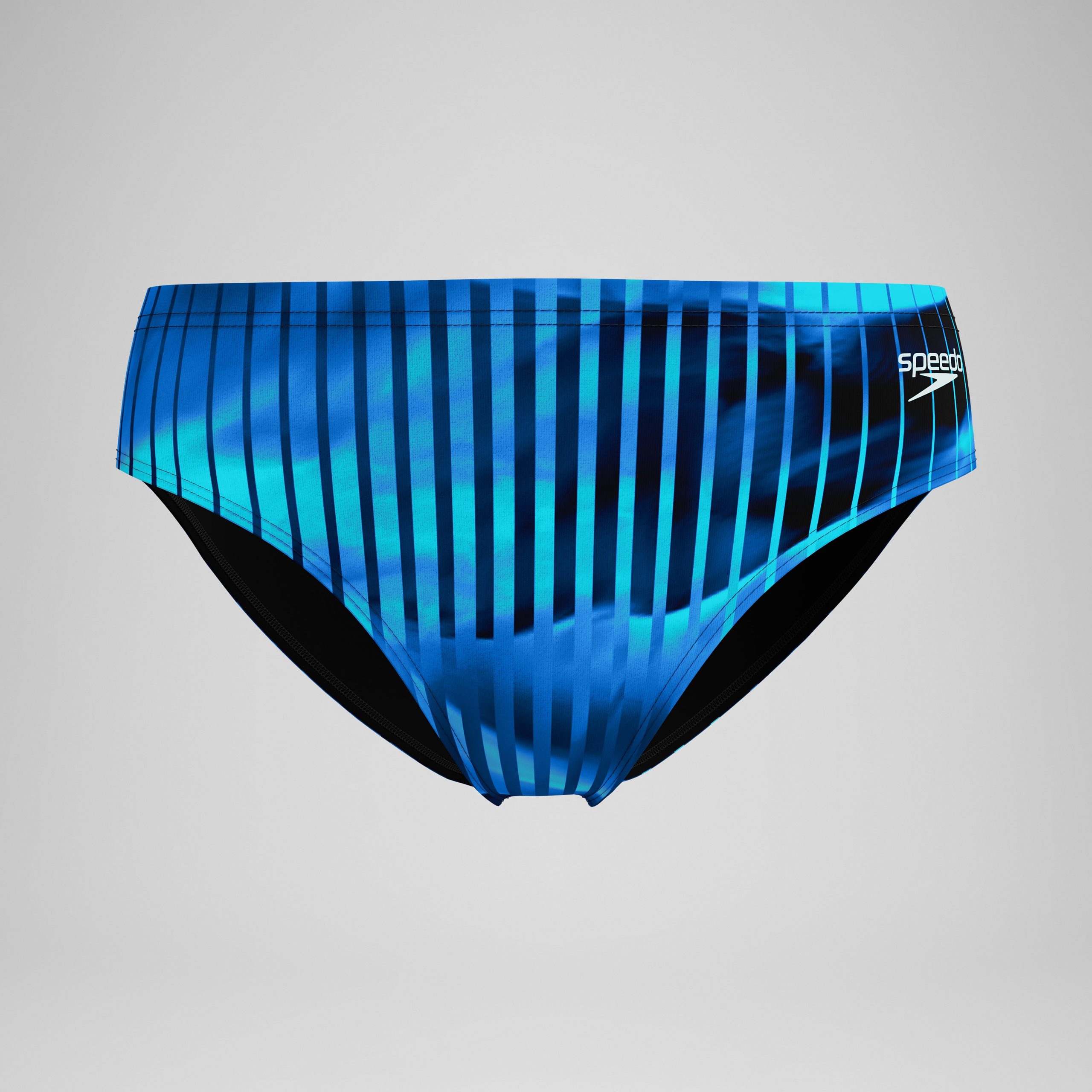 Men's Club Training Printed Brief Blue - Image 4
