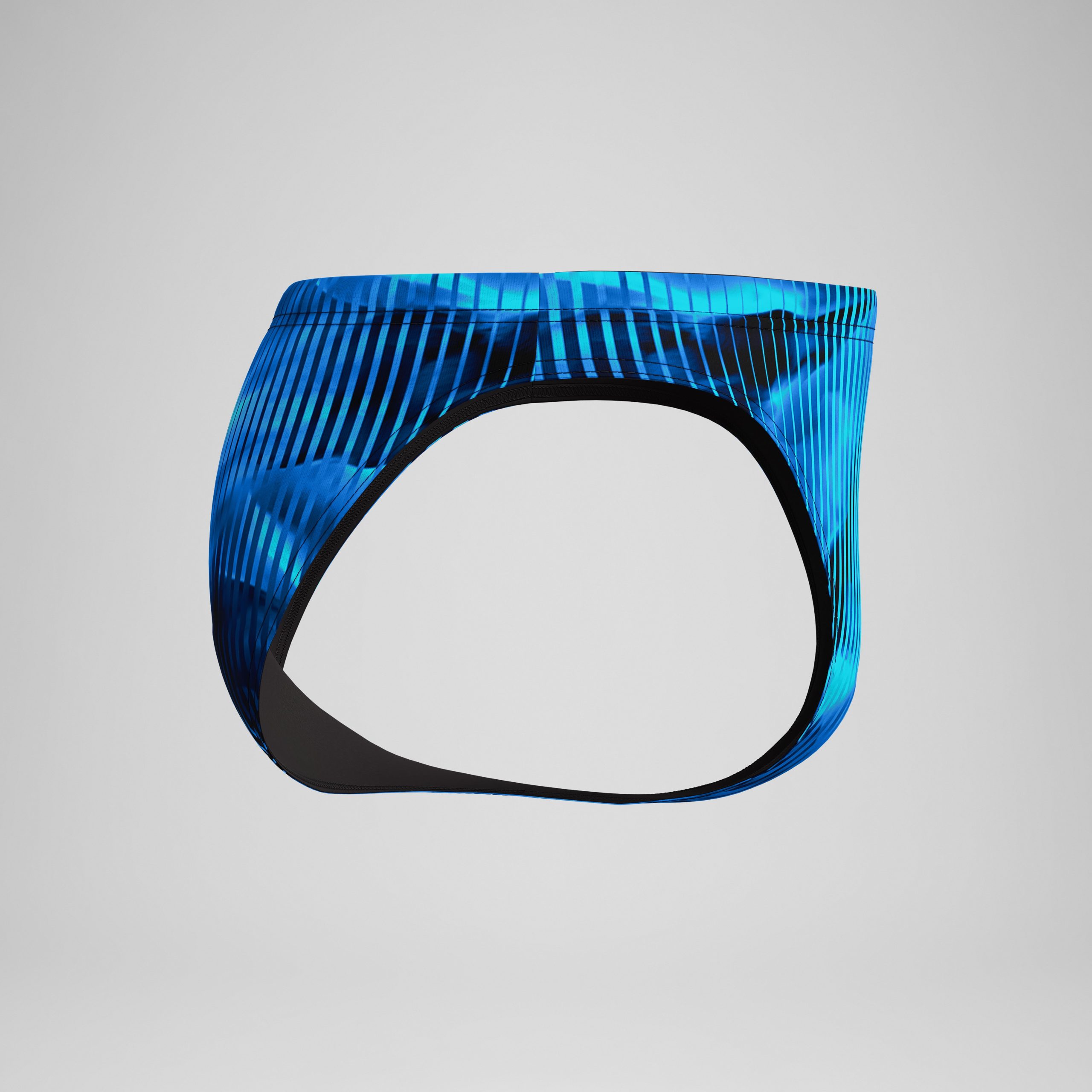 Men's Club Training Printed Brief Blue - Image 6