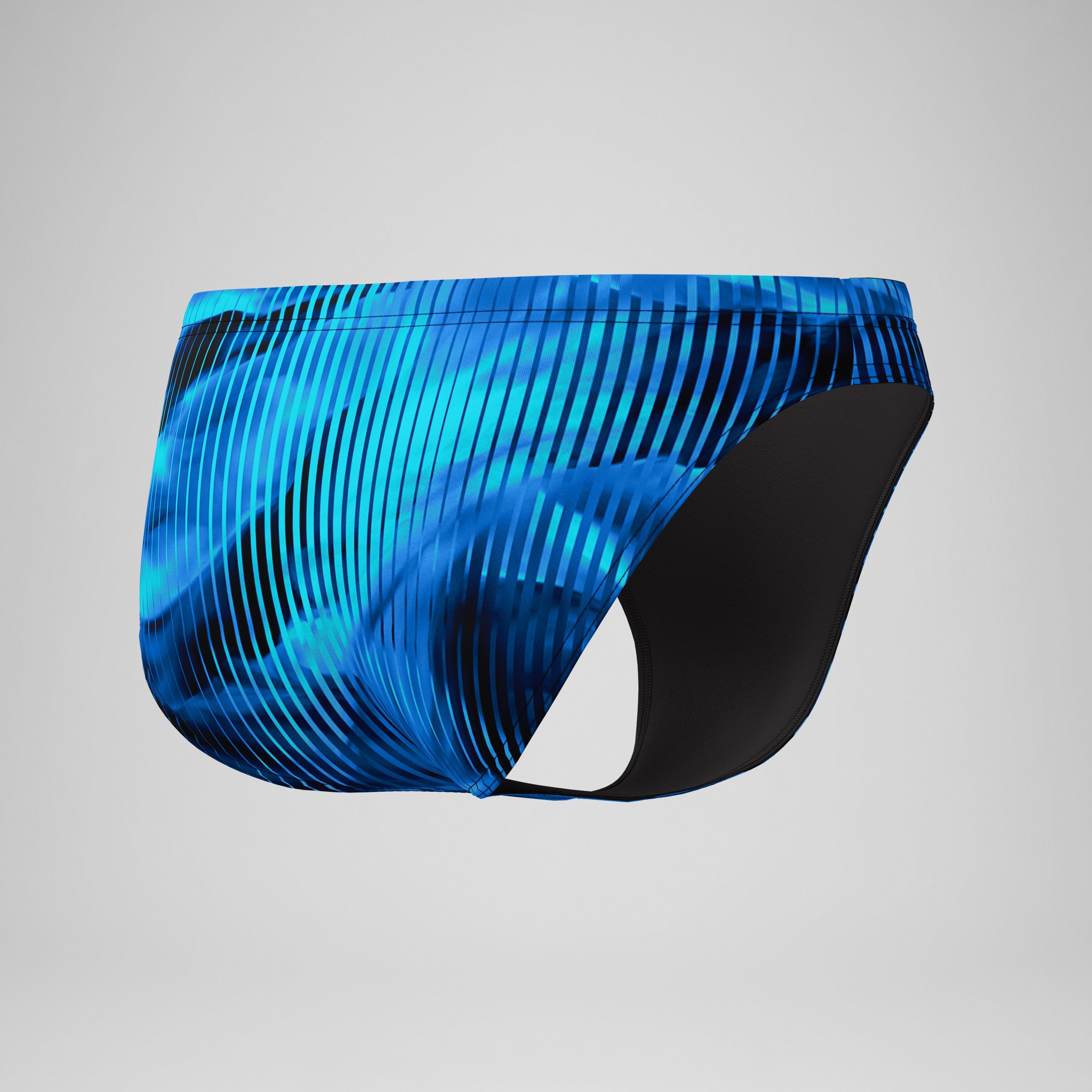 Men's Club Training Printed Brief Blue - Image 7