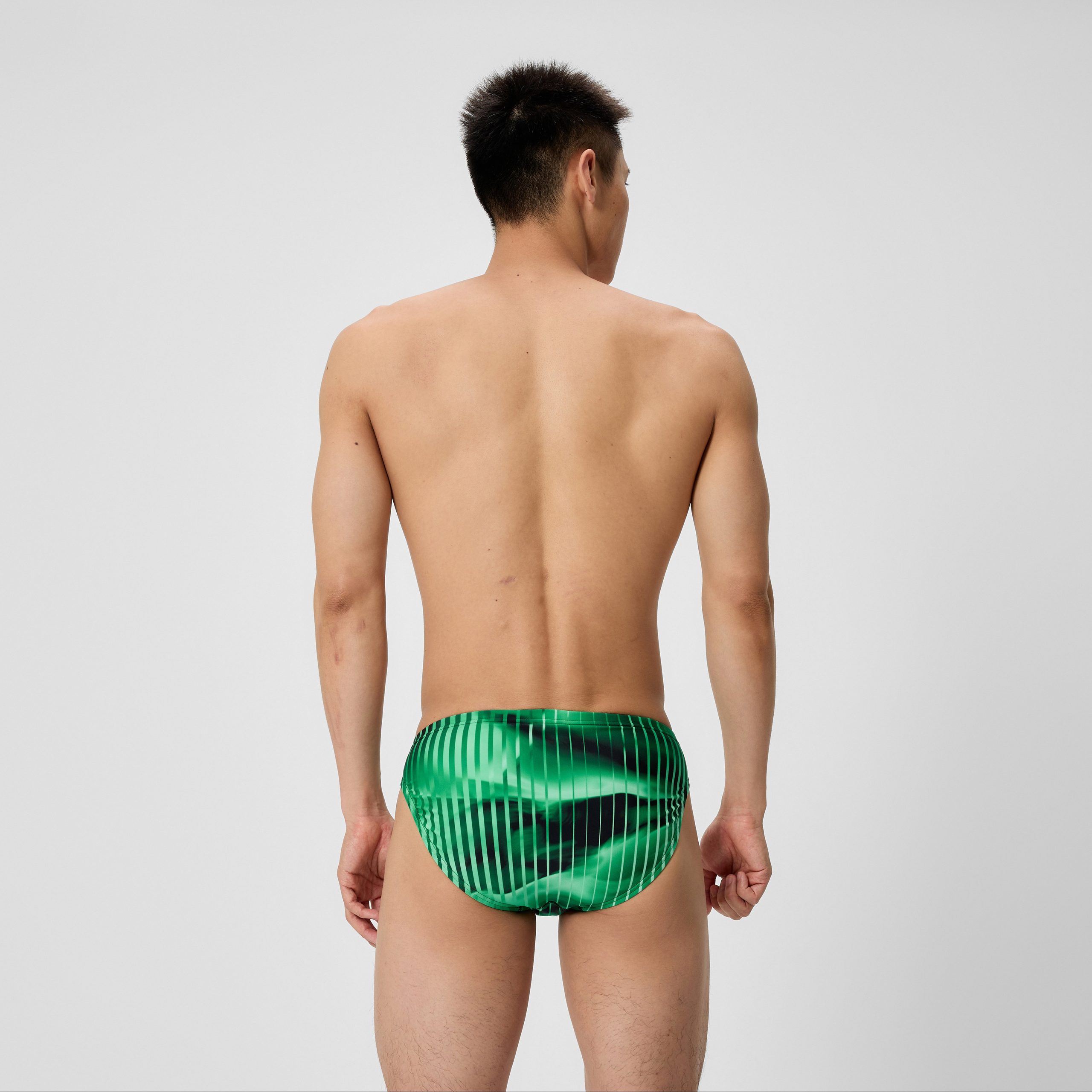 Men's Club Training Printed Brief Green/Black - Image 3