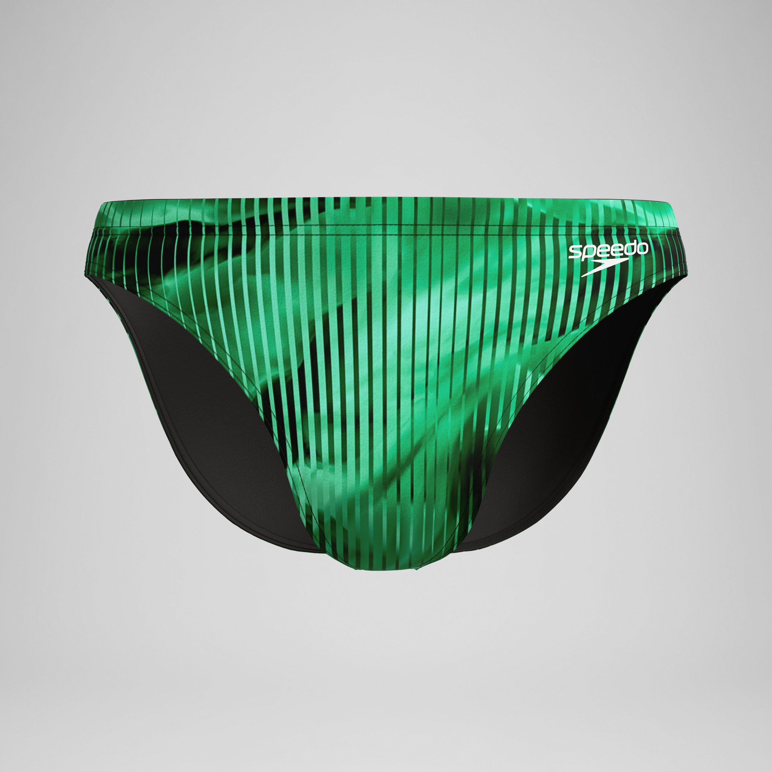 Men's Club Training Printed Brief Green/Black - Image 4
