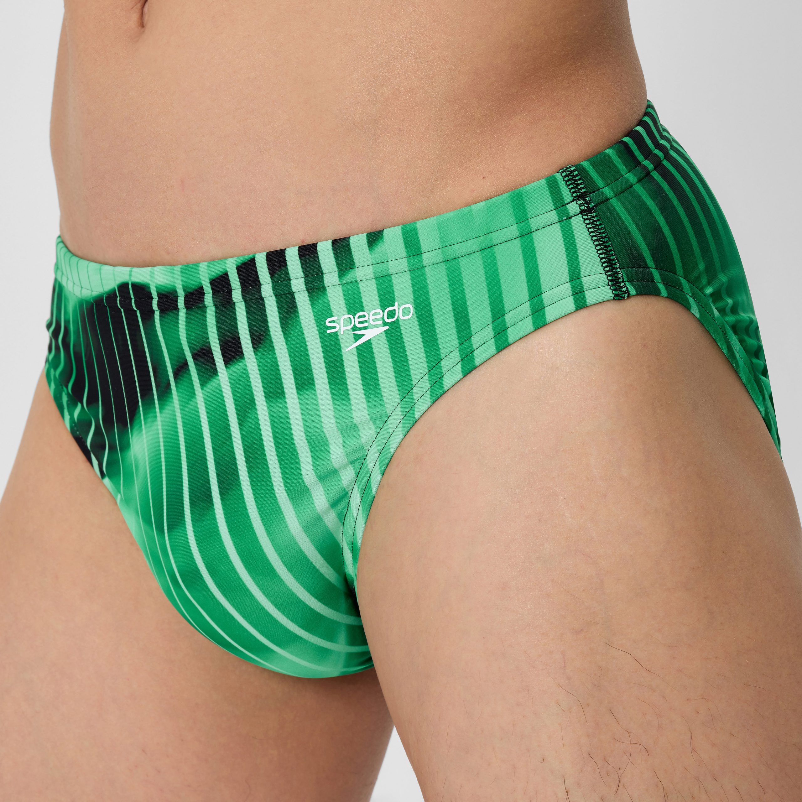 Men's Club Training Printed Brief Green/Black - Image 8