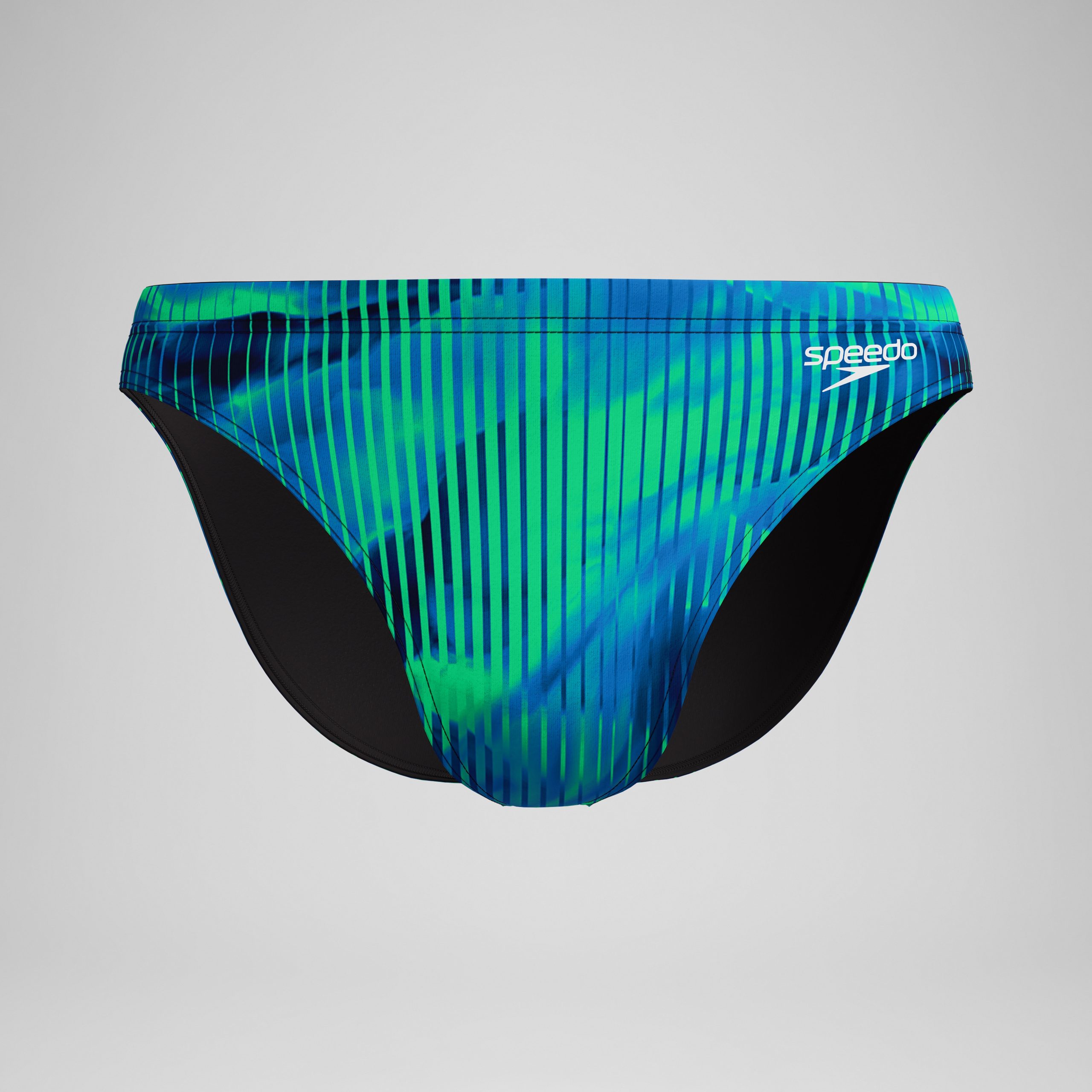 Men's Club Training Printed Brief Blue/Green - Image 4