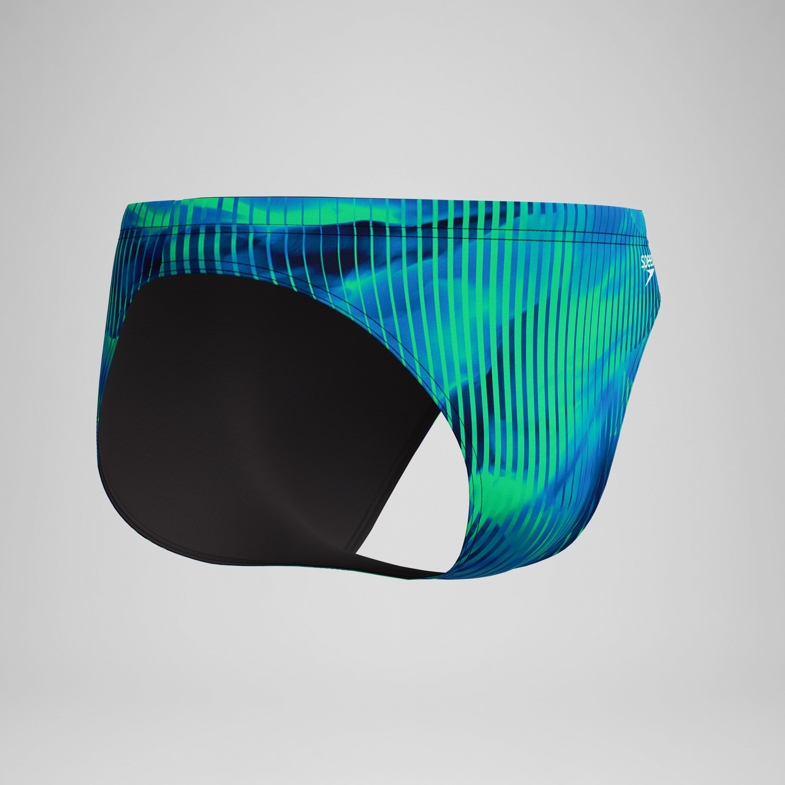 Men's Club Training Printed Brief Blue/Green - Image 5