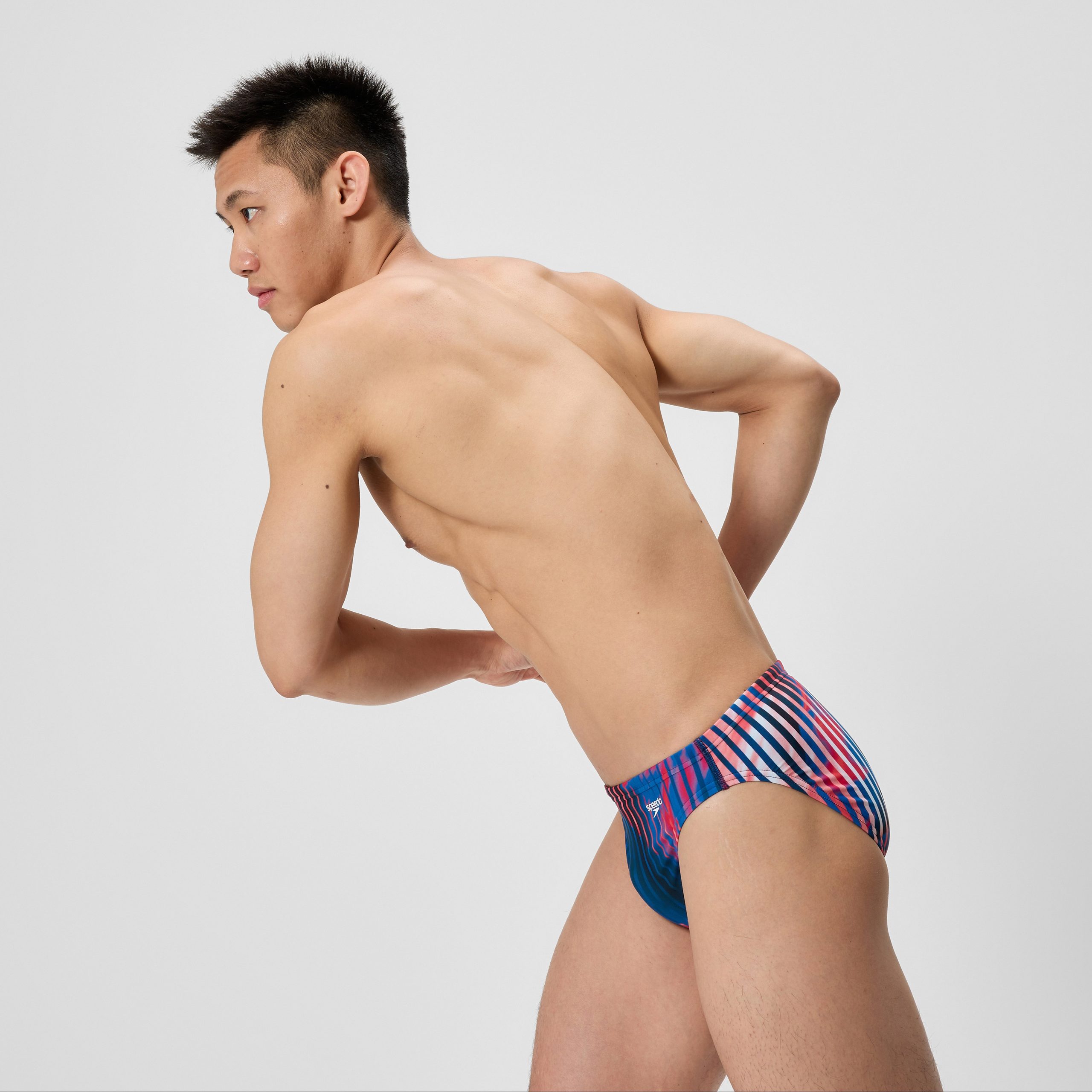 Men's Club Training Printed Brief Red/White/Blue - Image 2