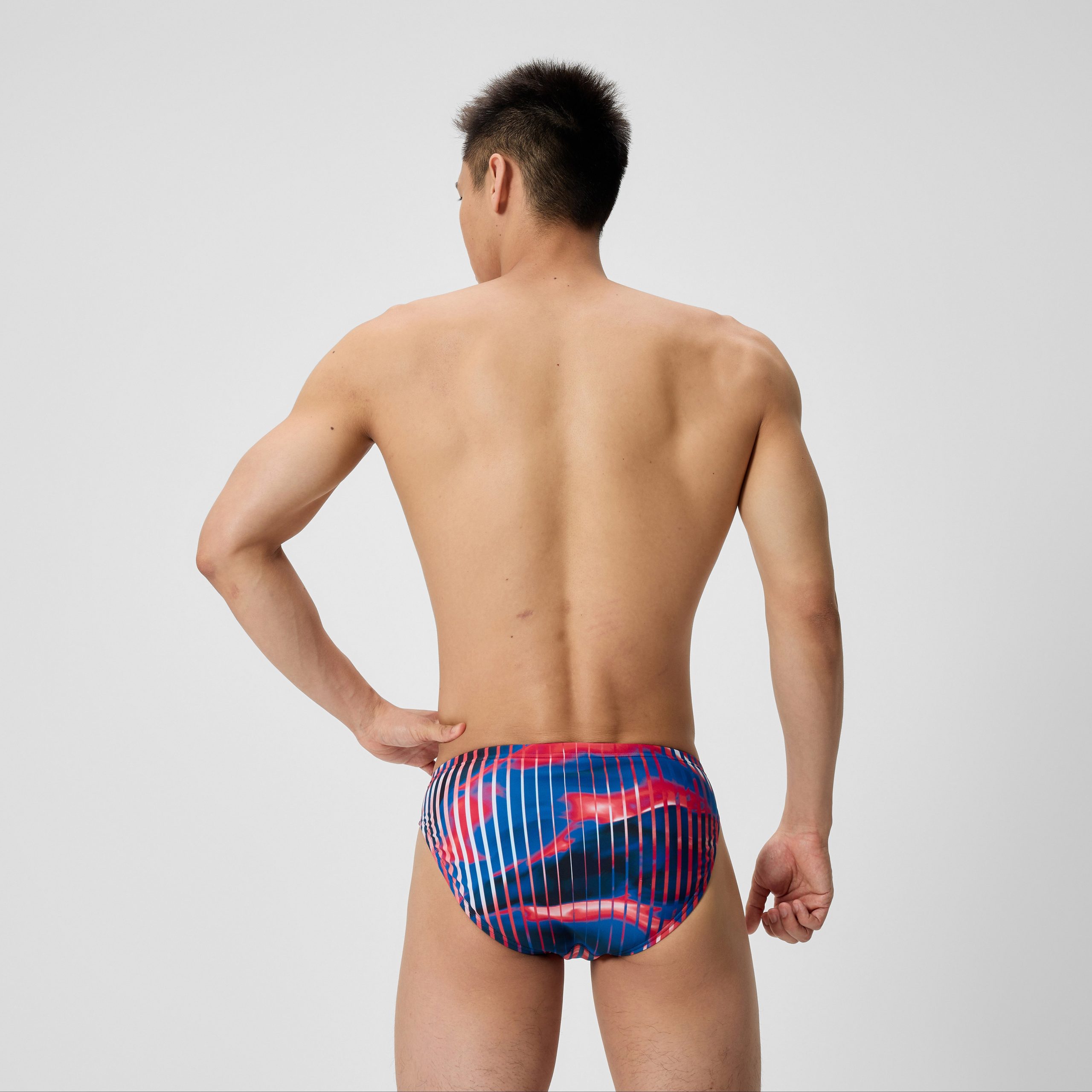 Men's Club Training Printed Brief Red/White/Blue - Image 3