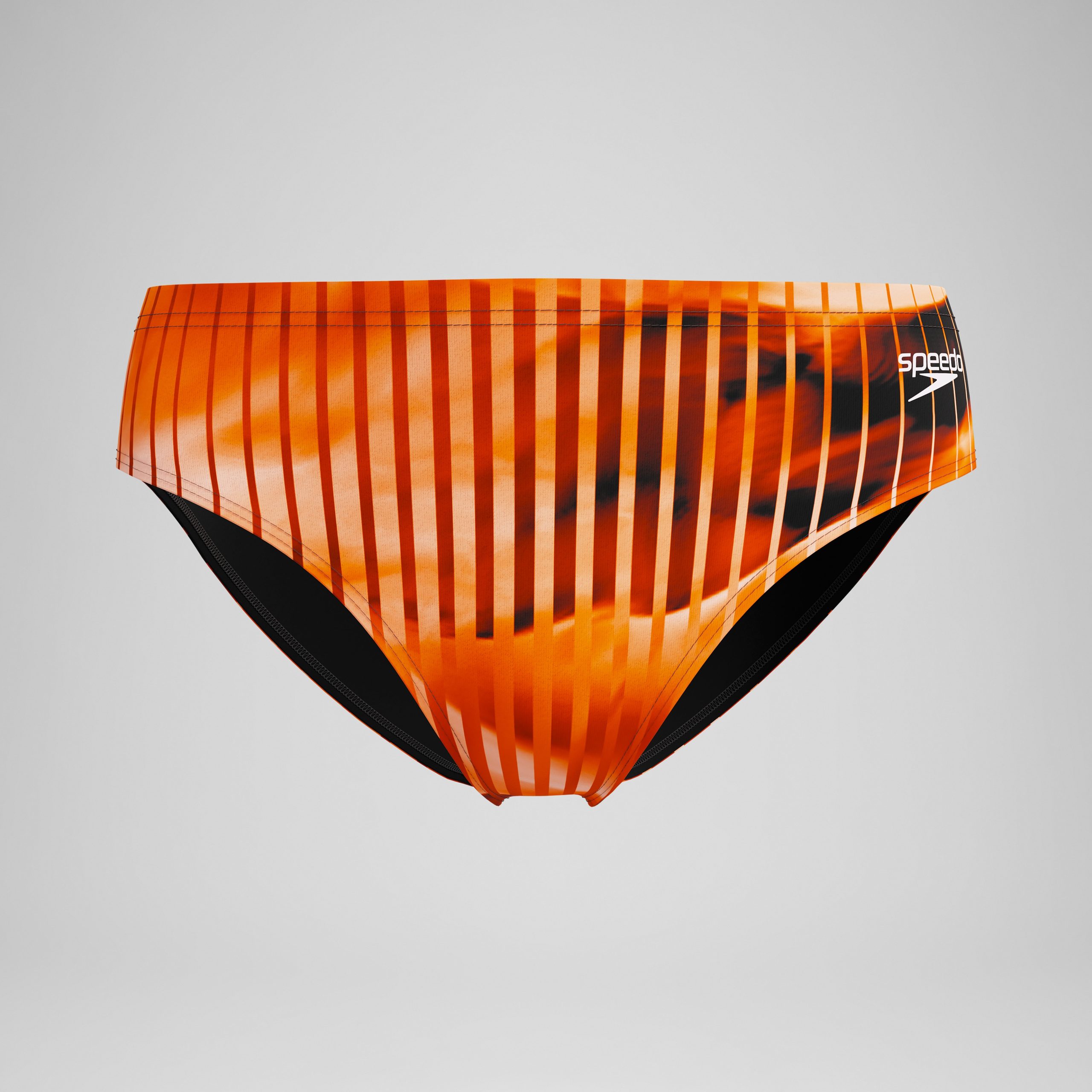 Men's Club Training Printed Brief Orange - Image 4