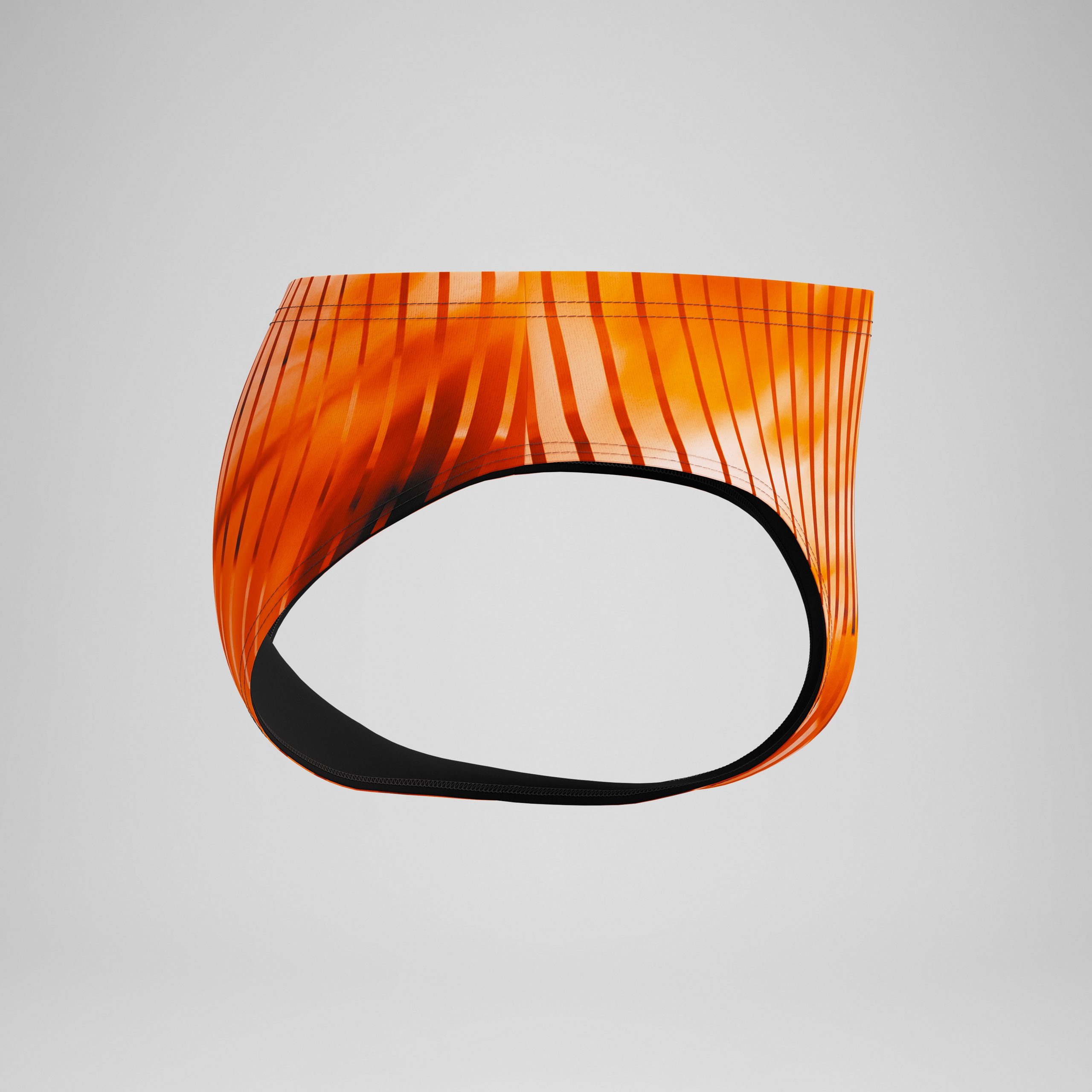 Men's Club Training Printed Brief Orange - Image 6