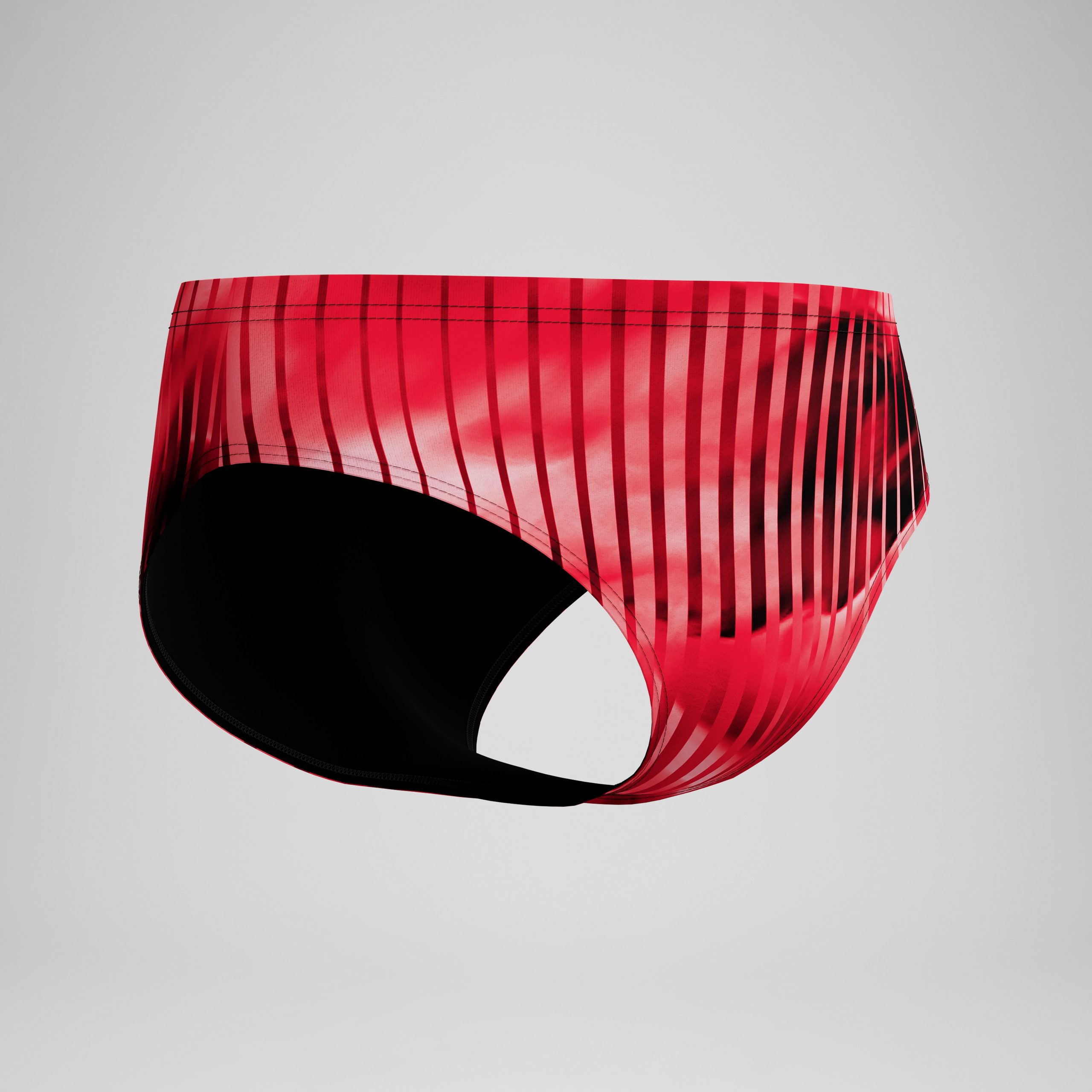 Men's Club Training Printed Brief Red - Image 5