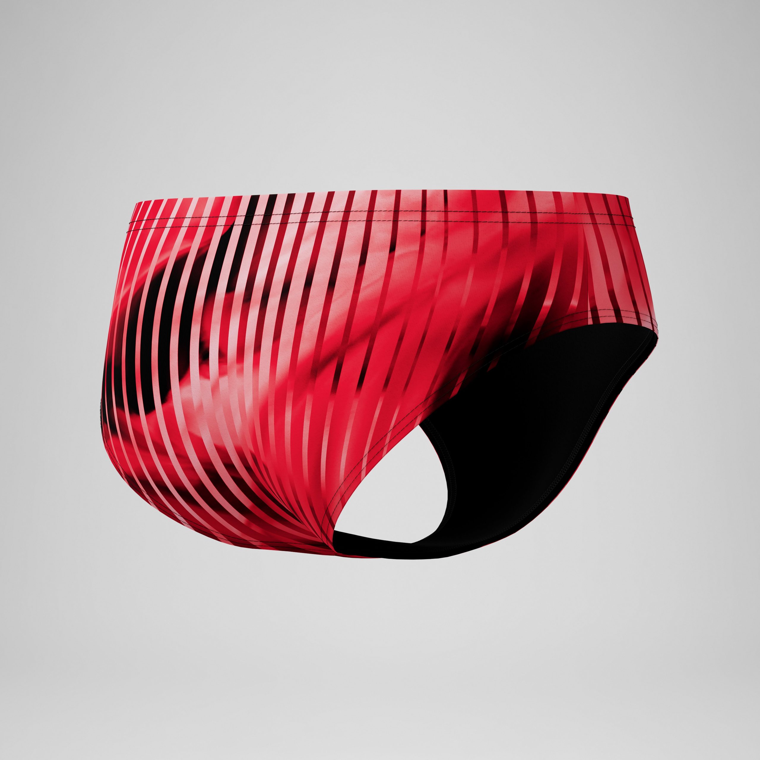 Men's Club Training Printed Brief Red - Image 7