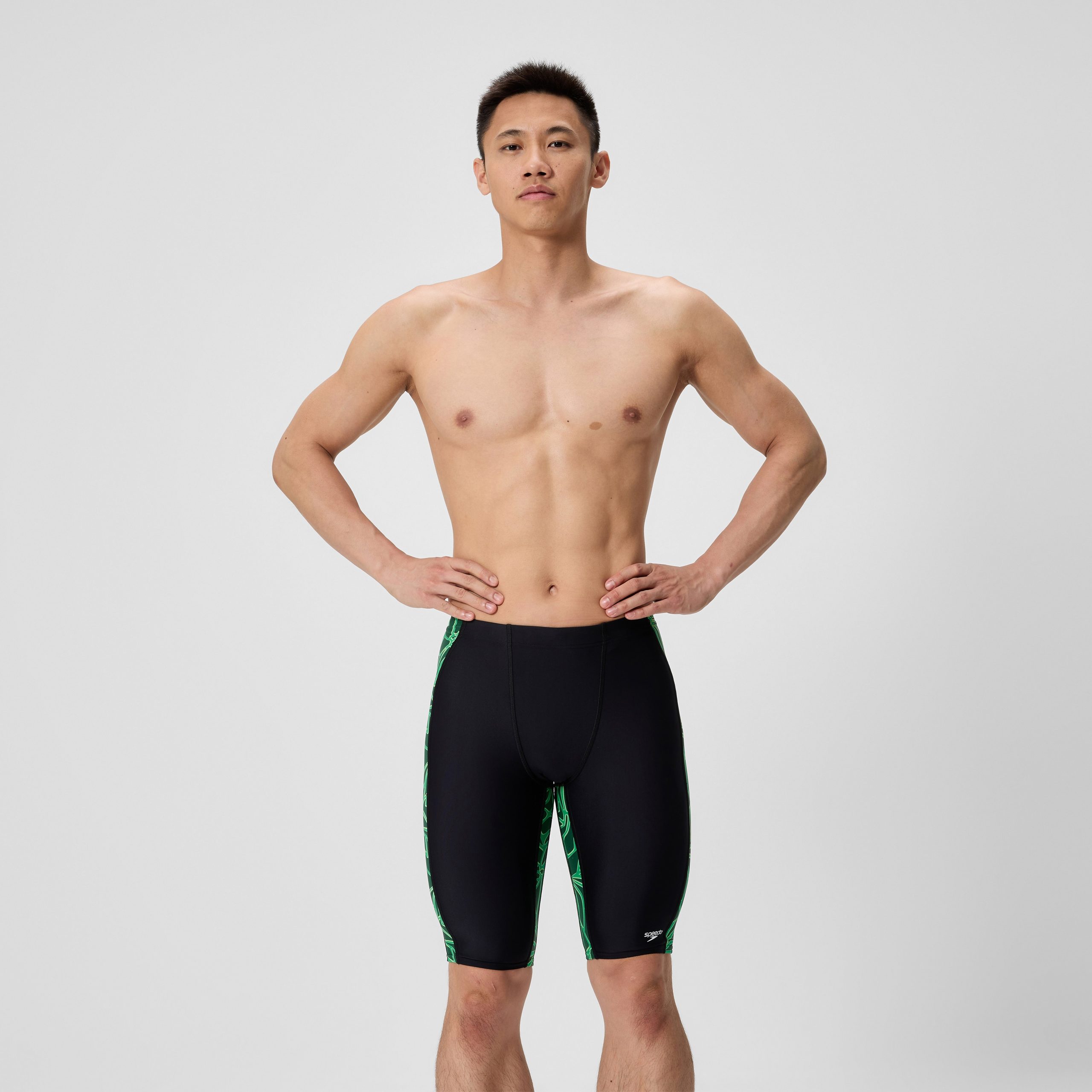 Men's Club Training Printed Jammer Green/Black