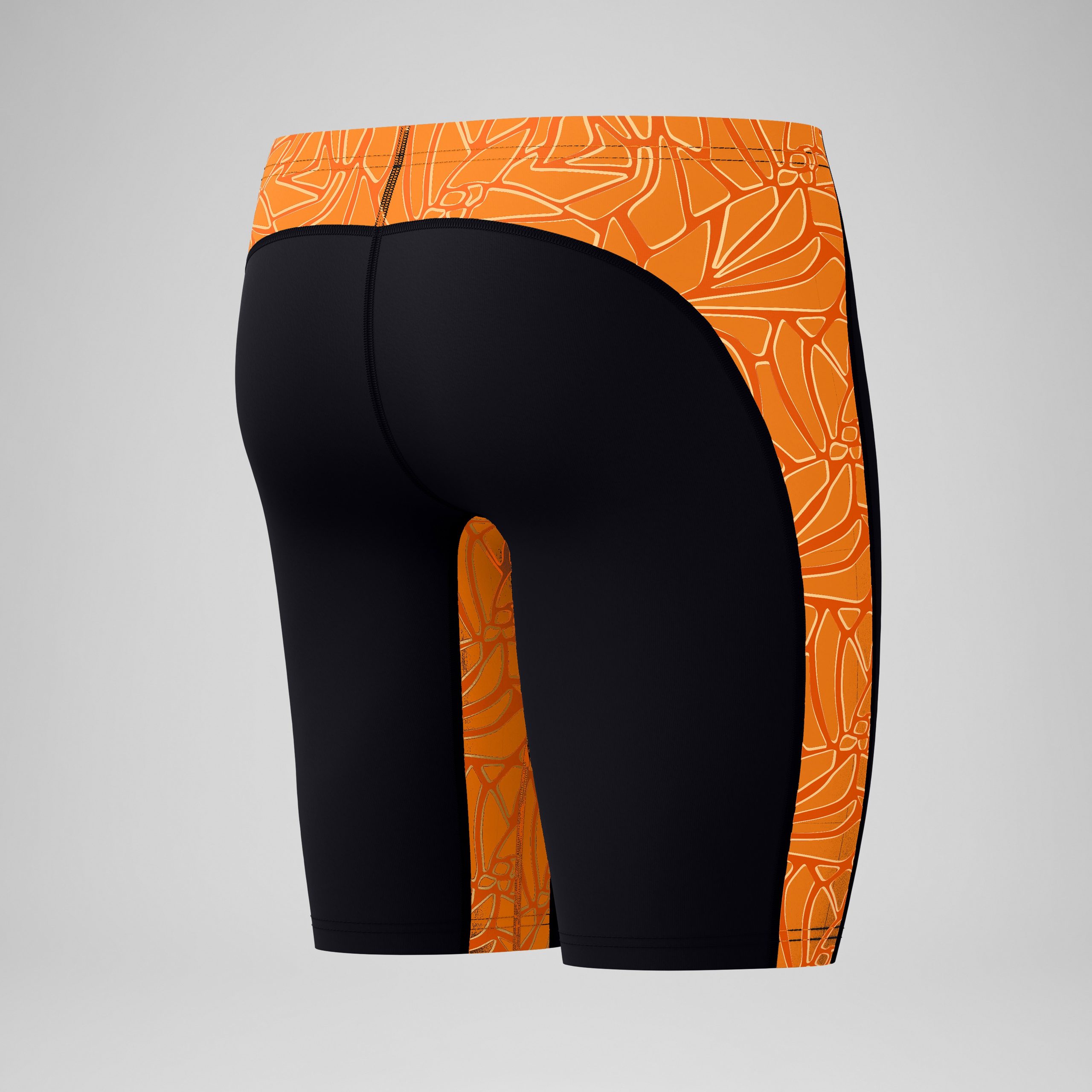 Men's Club Training Printed Jammer Orange/Black - Image 7