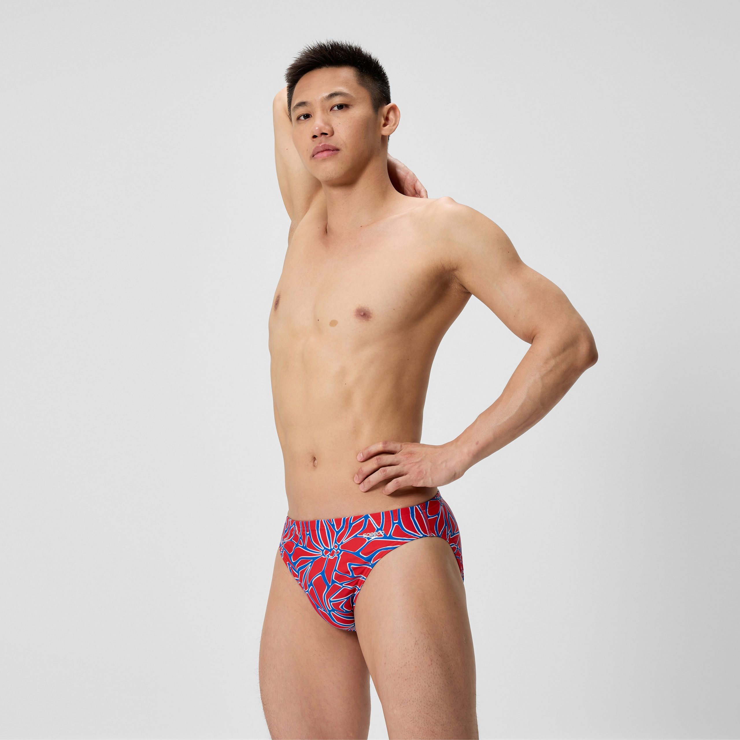 Men's Club Training Printed Brief Red/White/Blue - Image 2