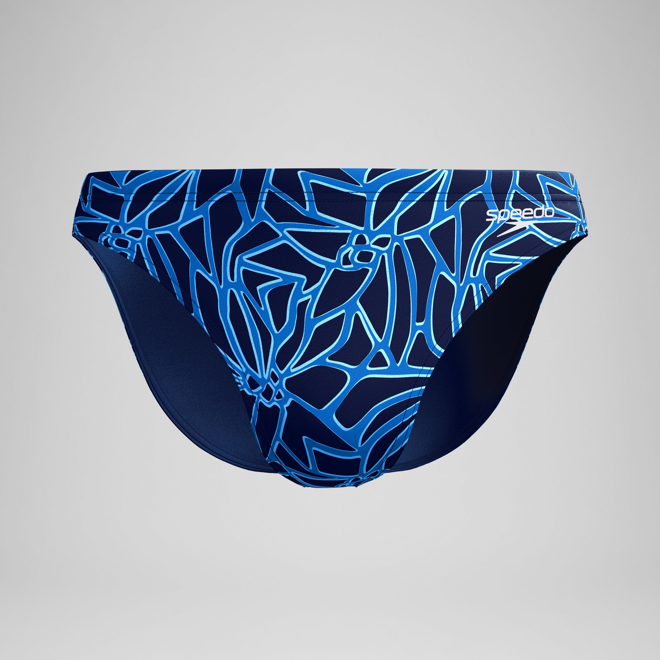 Men's Club Training Printed Brief Blue - Image 3