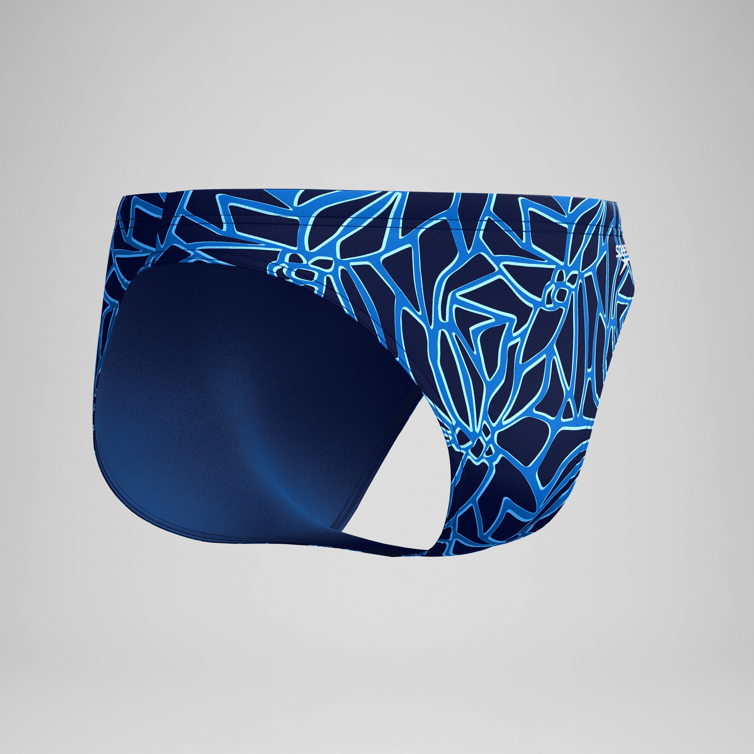 Men's Club Training Printed Brief Blue - Image 4