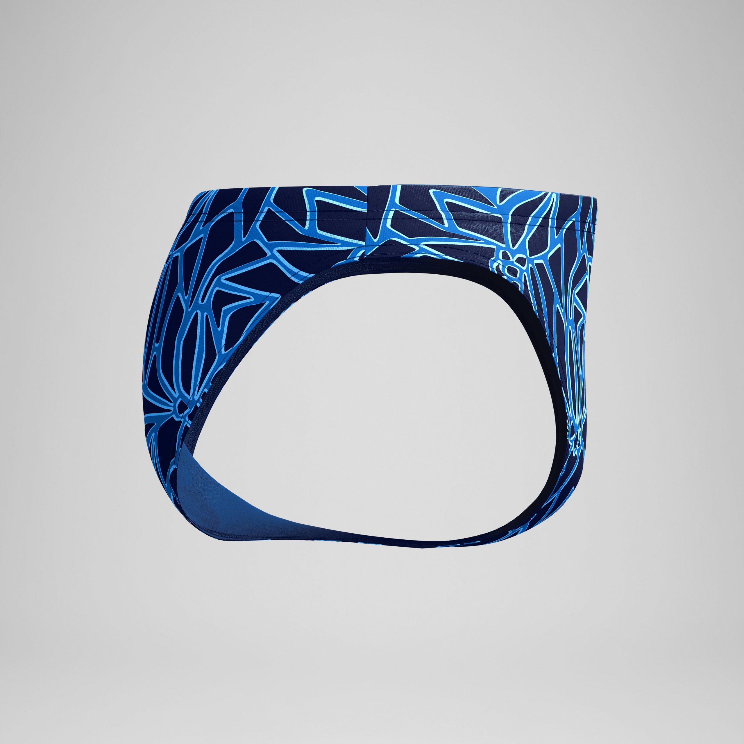 Men's Club Training Printed Brief Blue - Image 5
