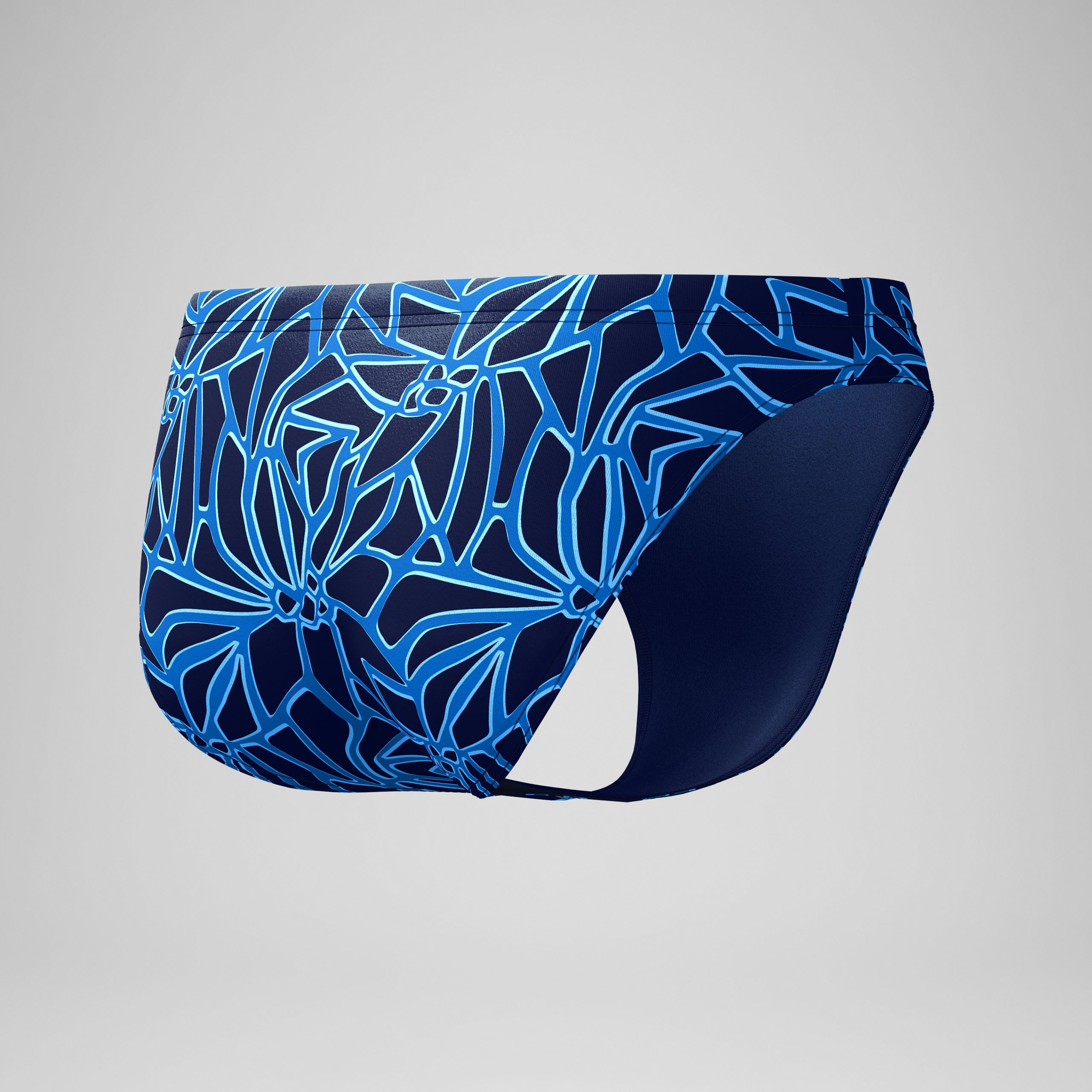 Men's Club Training Printed Brief Blue - Image 6