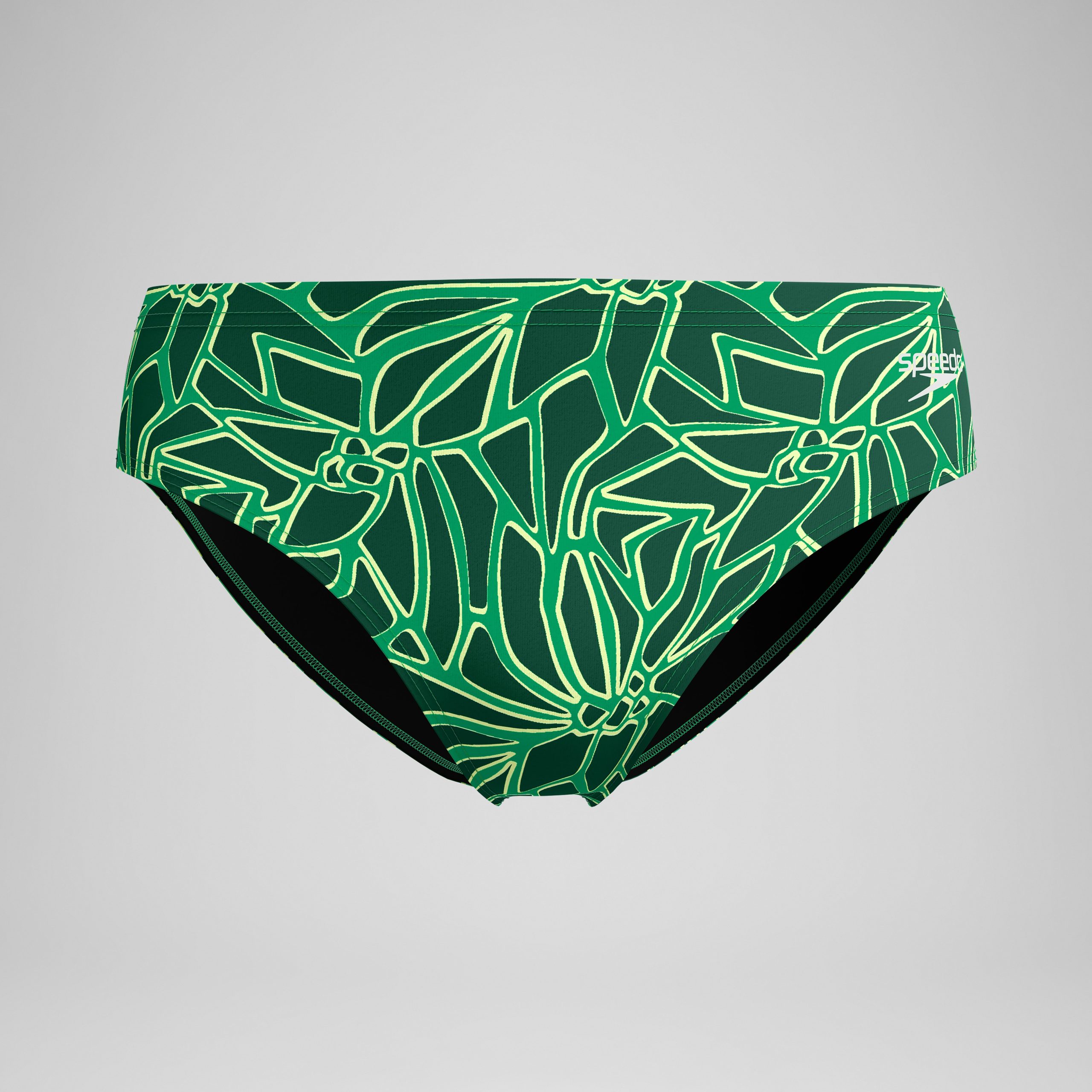 Men's Club Training Printed Brief Green - Image 4