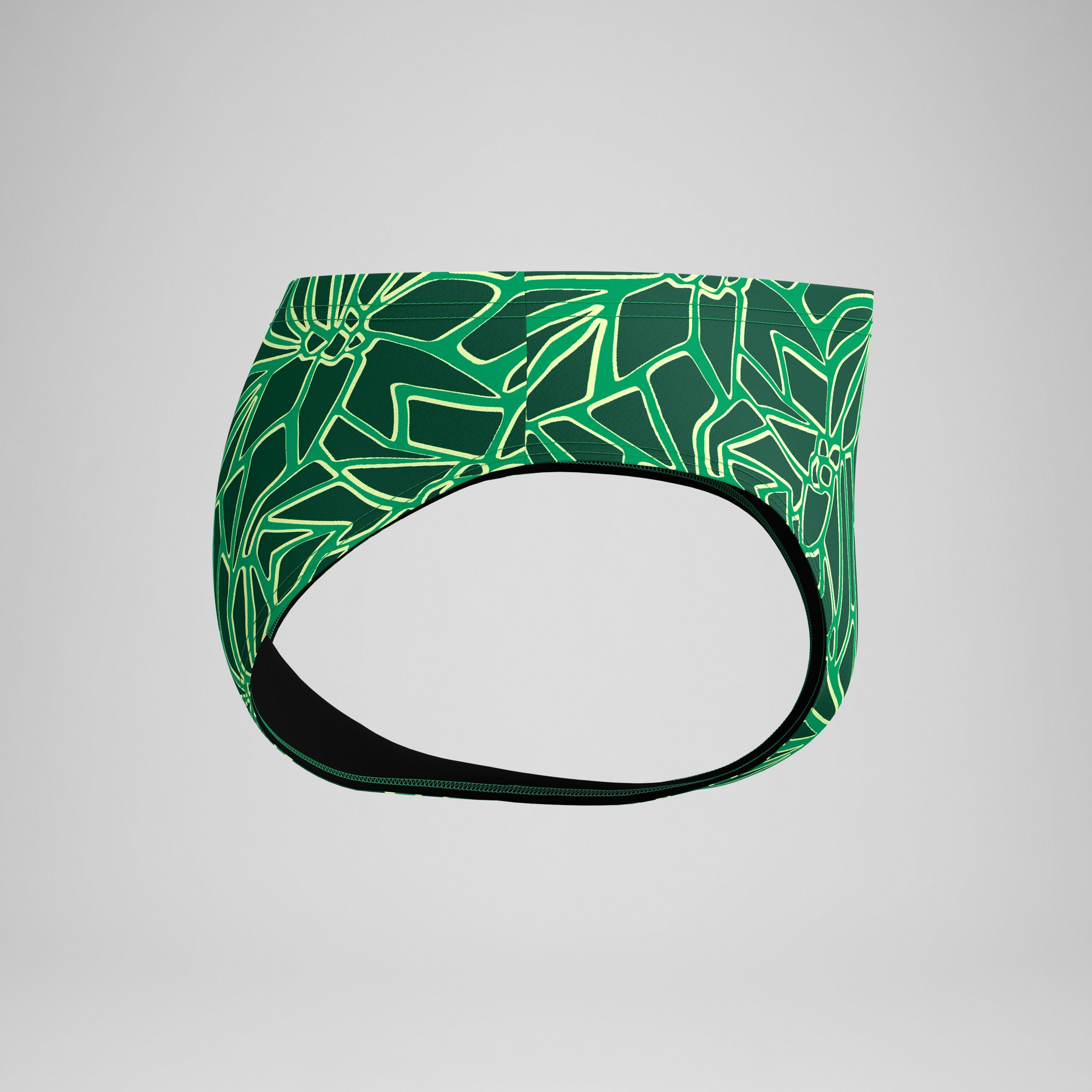 Men's Club Training Printed Brief Green - Image 6