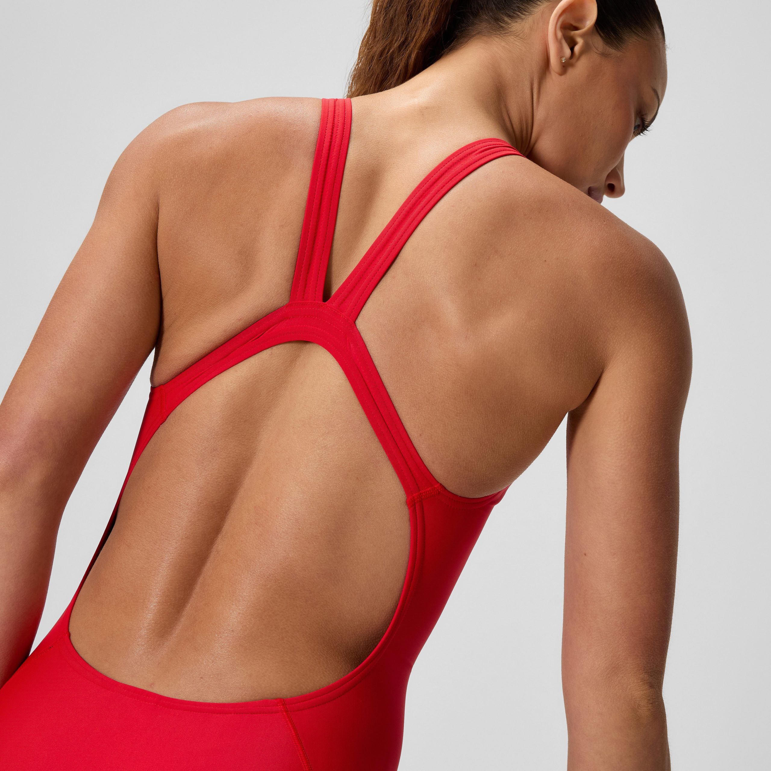Women's Guard Leaderback One Piece Red - Image 8