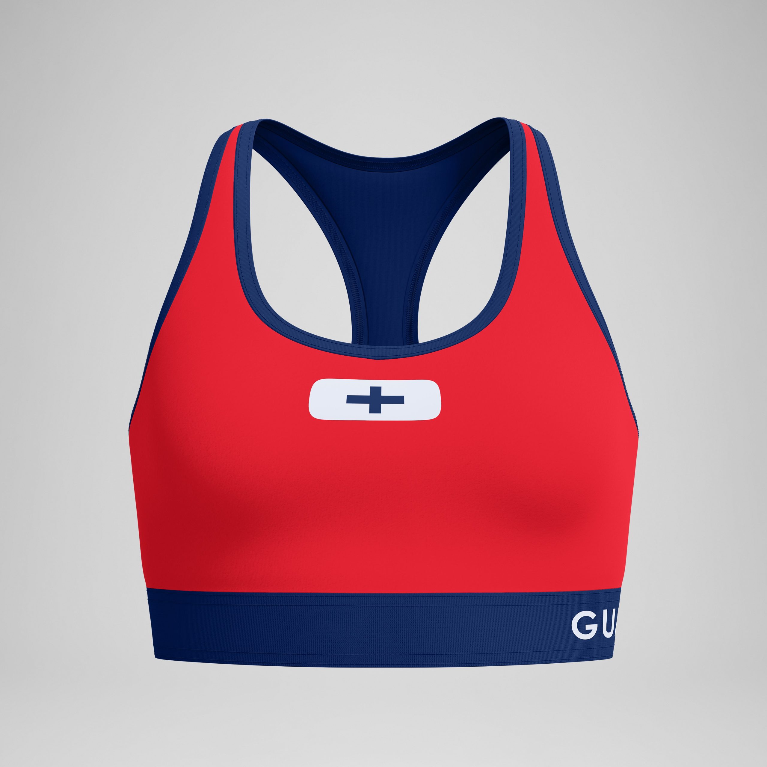 Women's Guard Racerback Top Red - Image 4