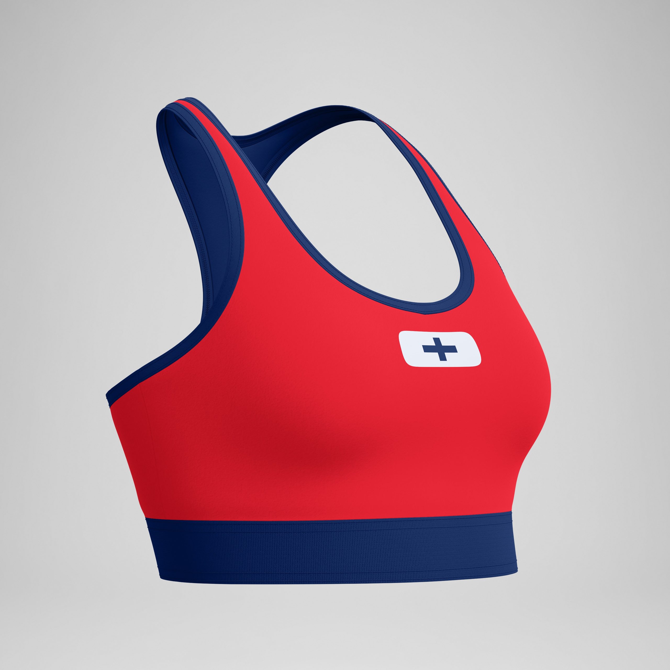 Women's Guard Racerback Top Red - Image 5