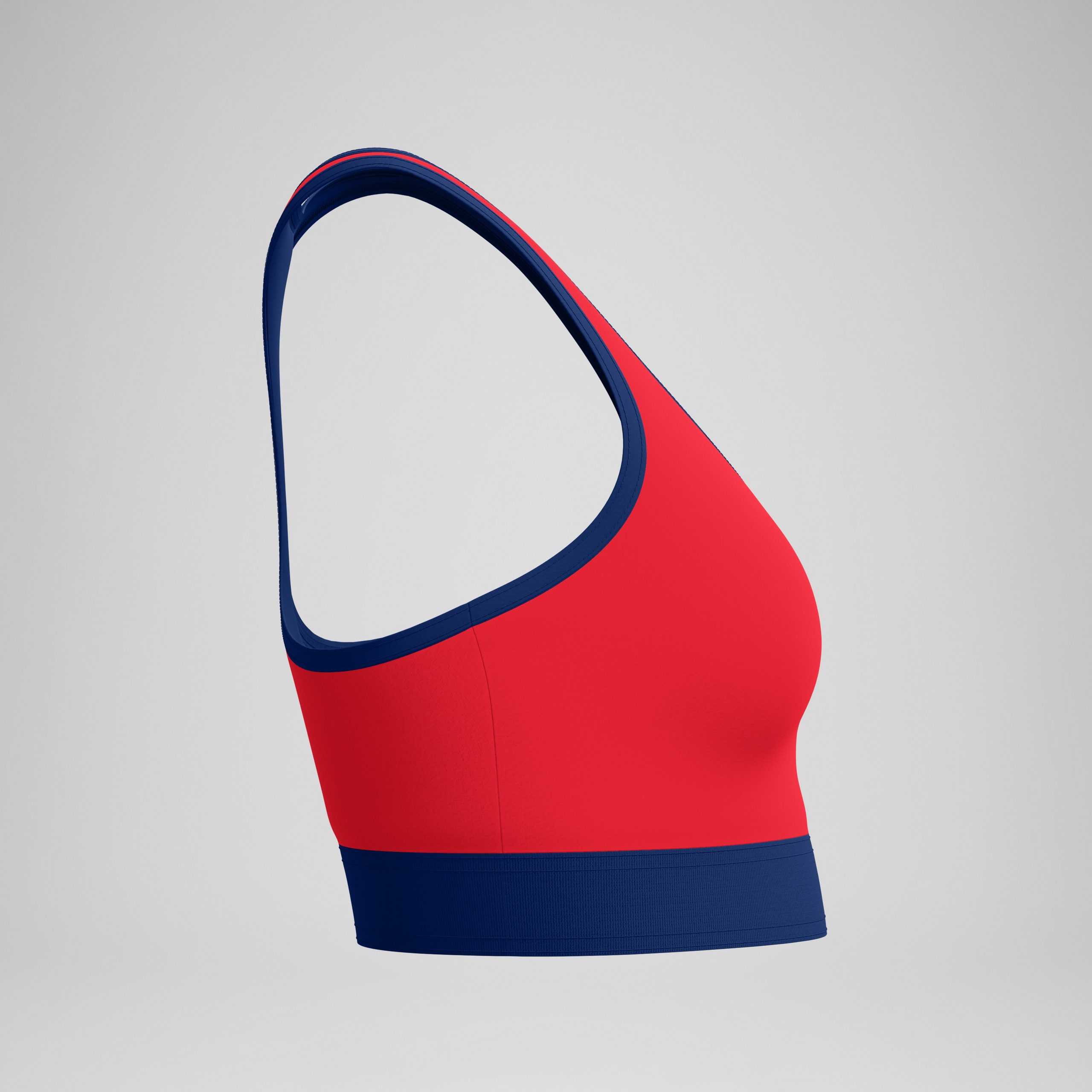 Women's Guard Racerback Top Red - Image 6