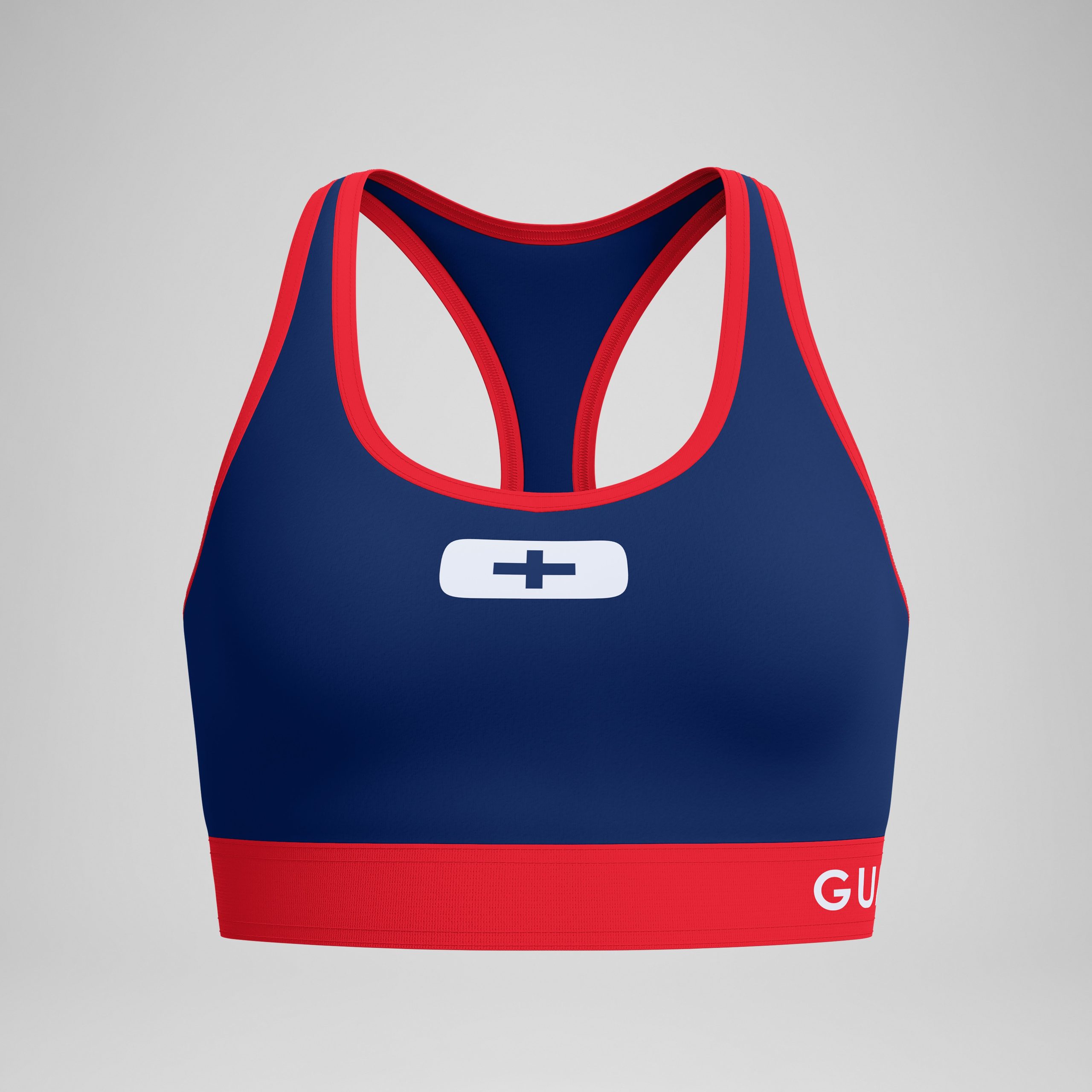 Women's Guard Racerback Top Navy - Image 4