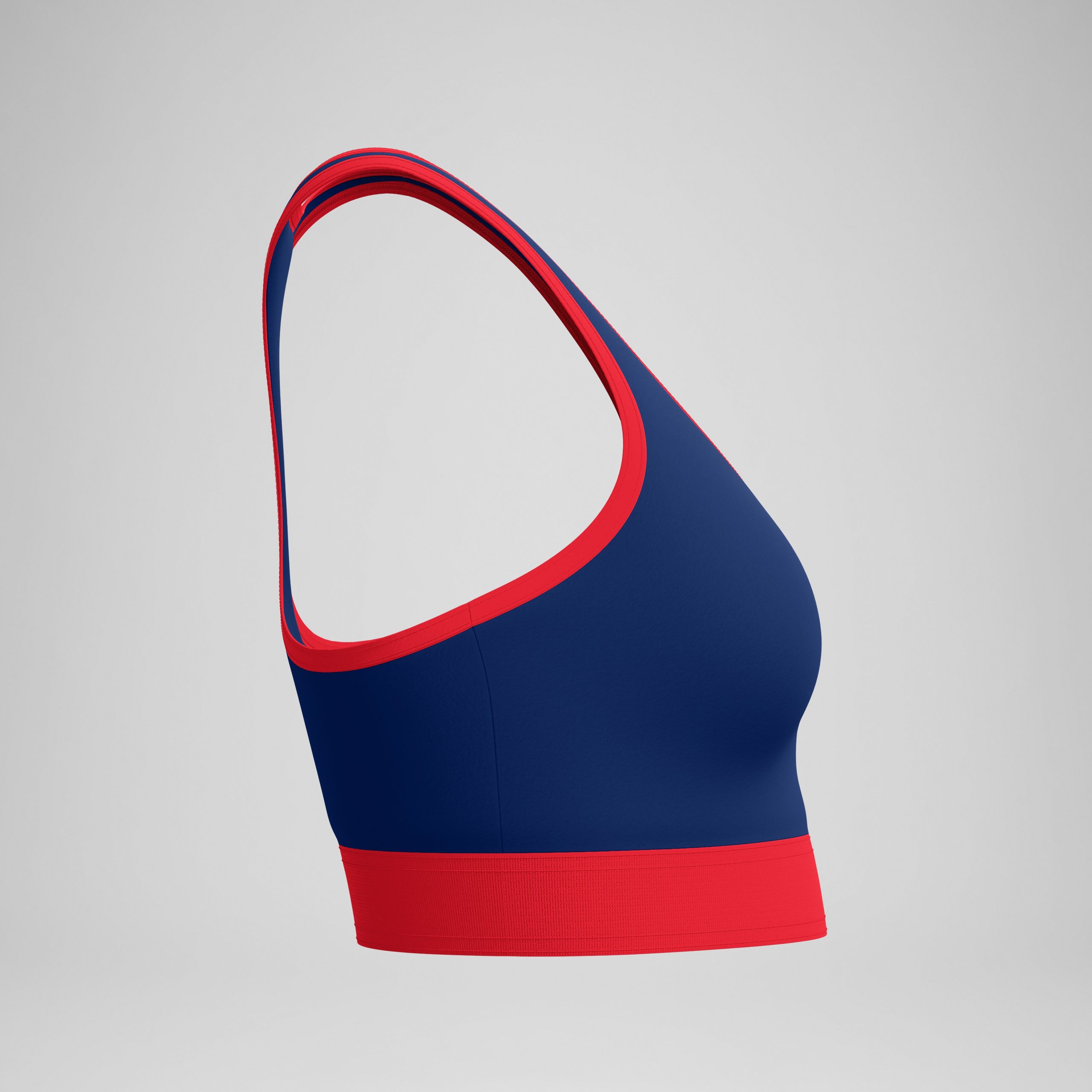 Women's Guard Racerback Top Navy - Image 6