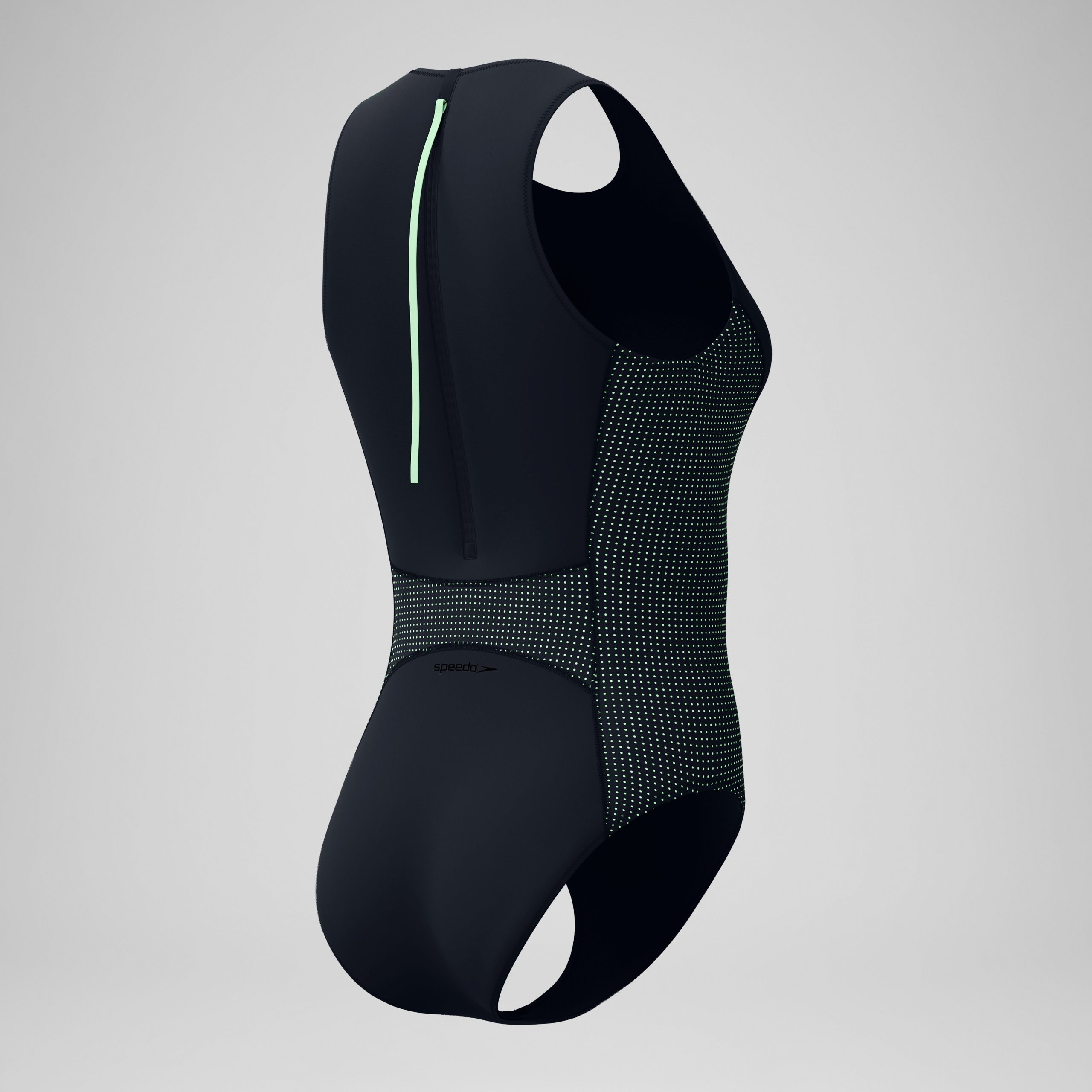 Women's Scuba Flex Hydrasuit Black/Green - Image 7