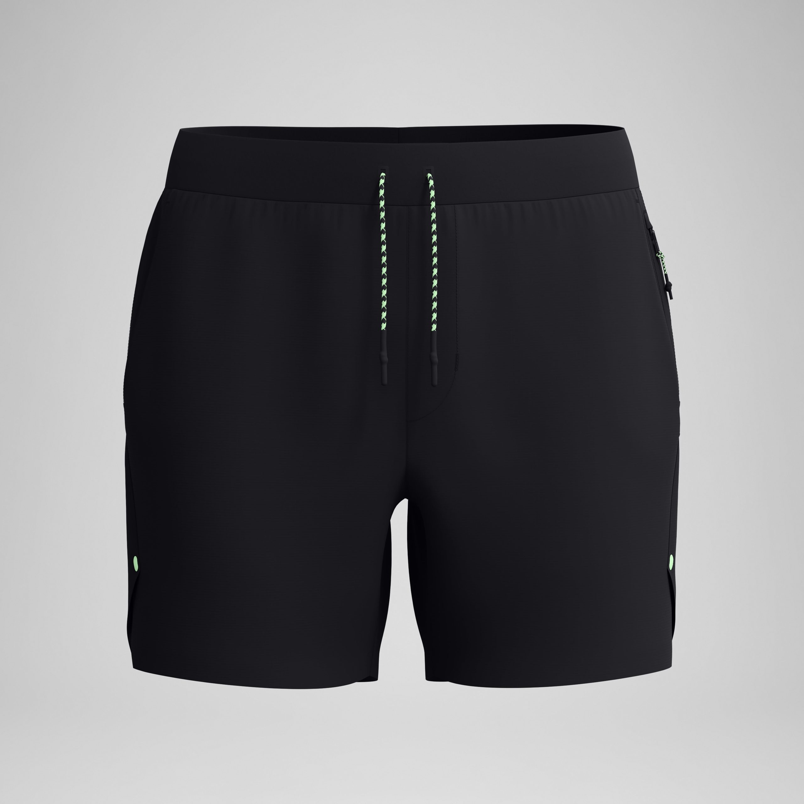 Men's Never Stop Solid Swim Shorts Black - Image 4