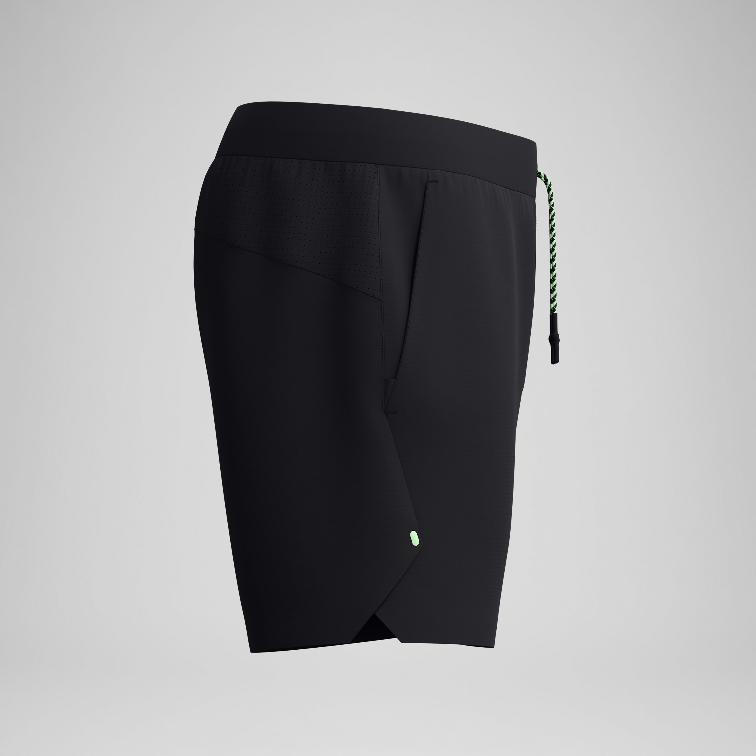 Men's Never Stop Solid Swim Shorts Black - Image 6