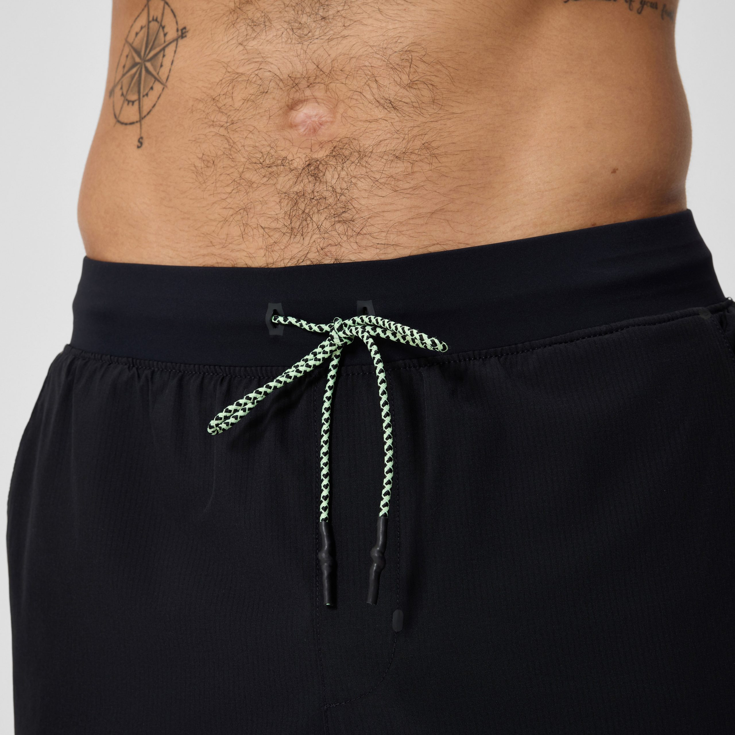 Men's Never Stop Solid Swim Shorts Black - Image 9
