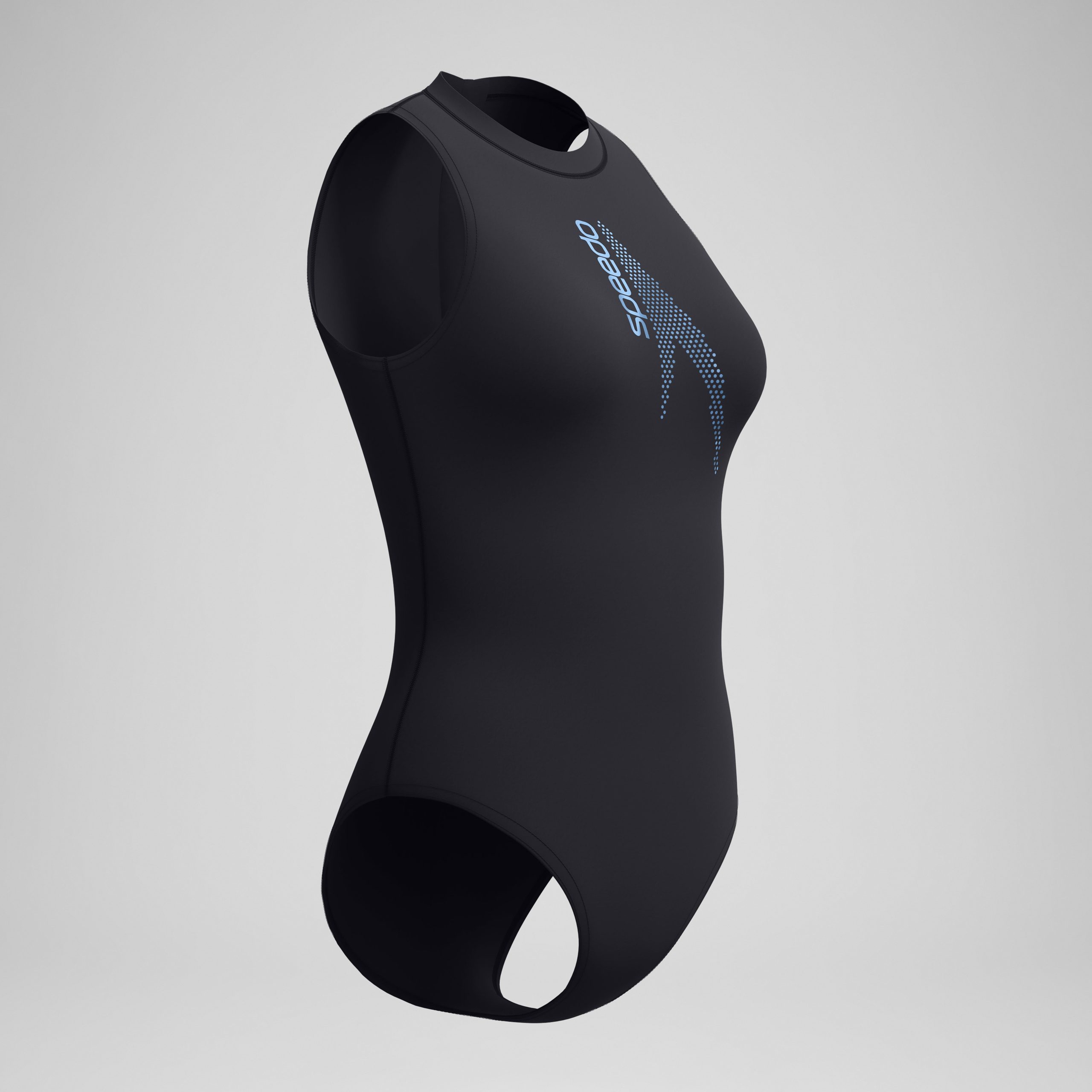 Women's Boom Solid Hydrasuit Black/Turquoise - Image 4