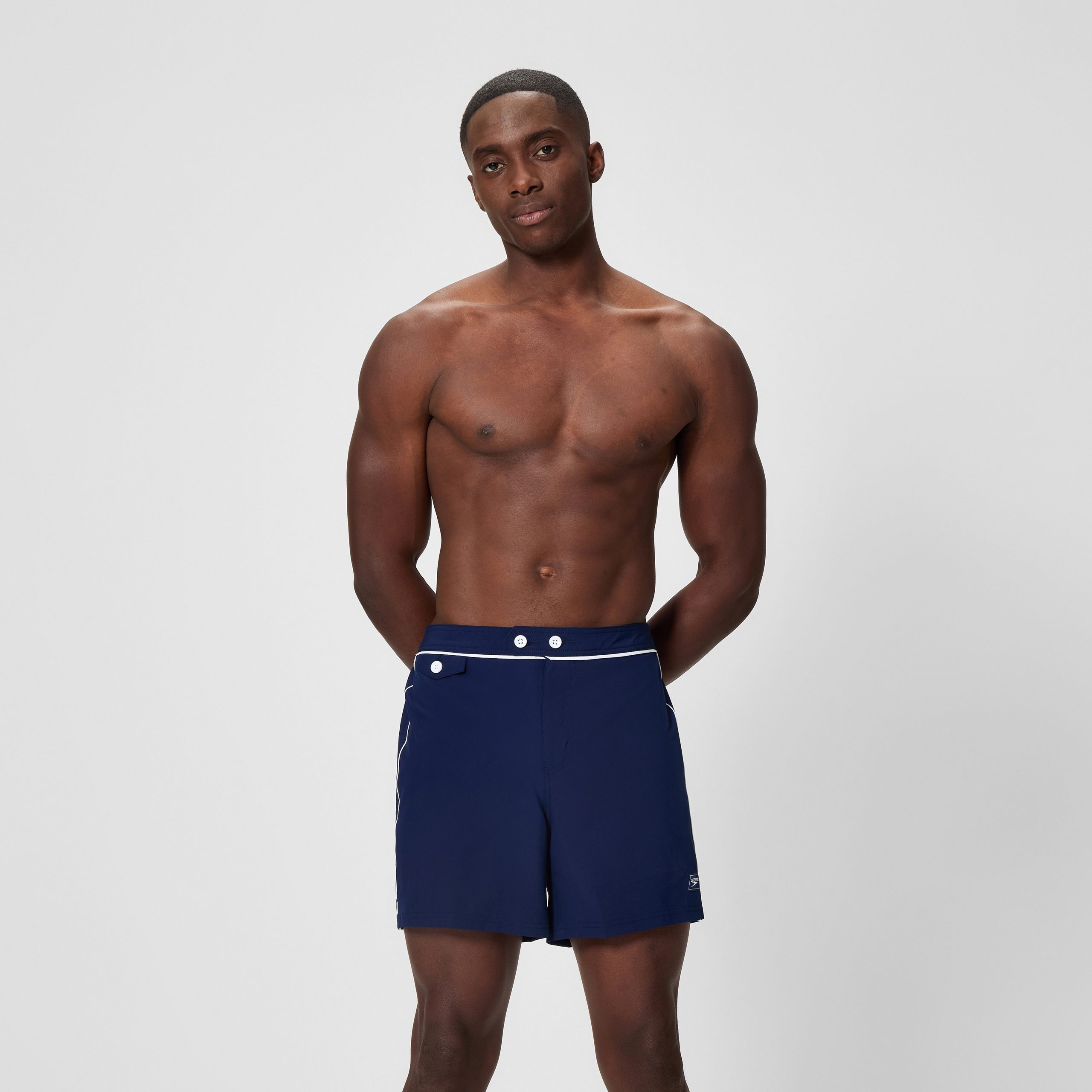 Men's Jetstream Solid Swim Shorts Navy