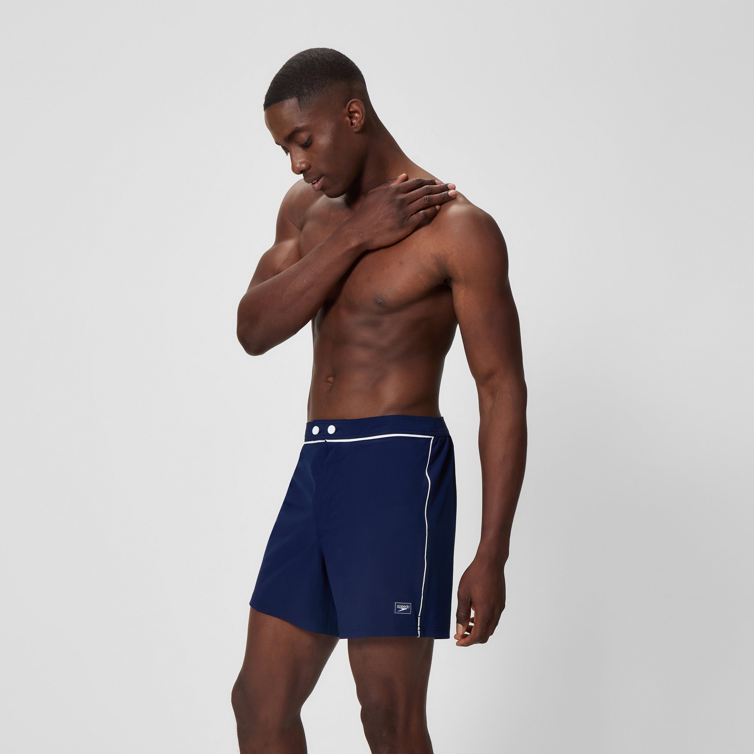 Men's Jetstream Solid Swim Shorts Navy - Image 2
