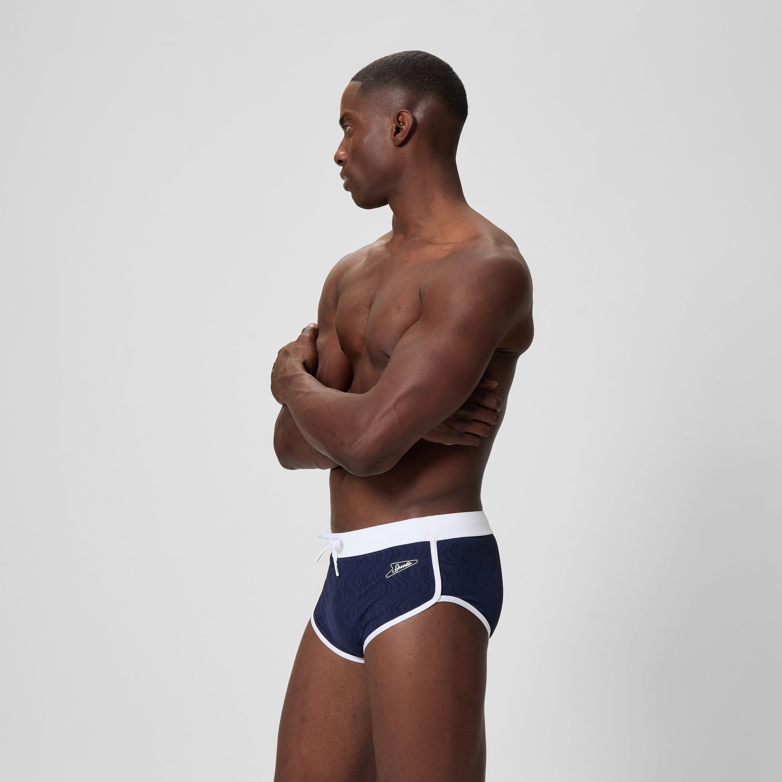 Men's Jetstream Textured Brief Navy - Image 2