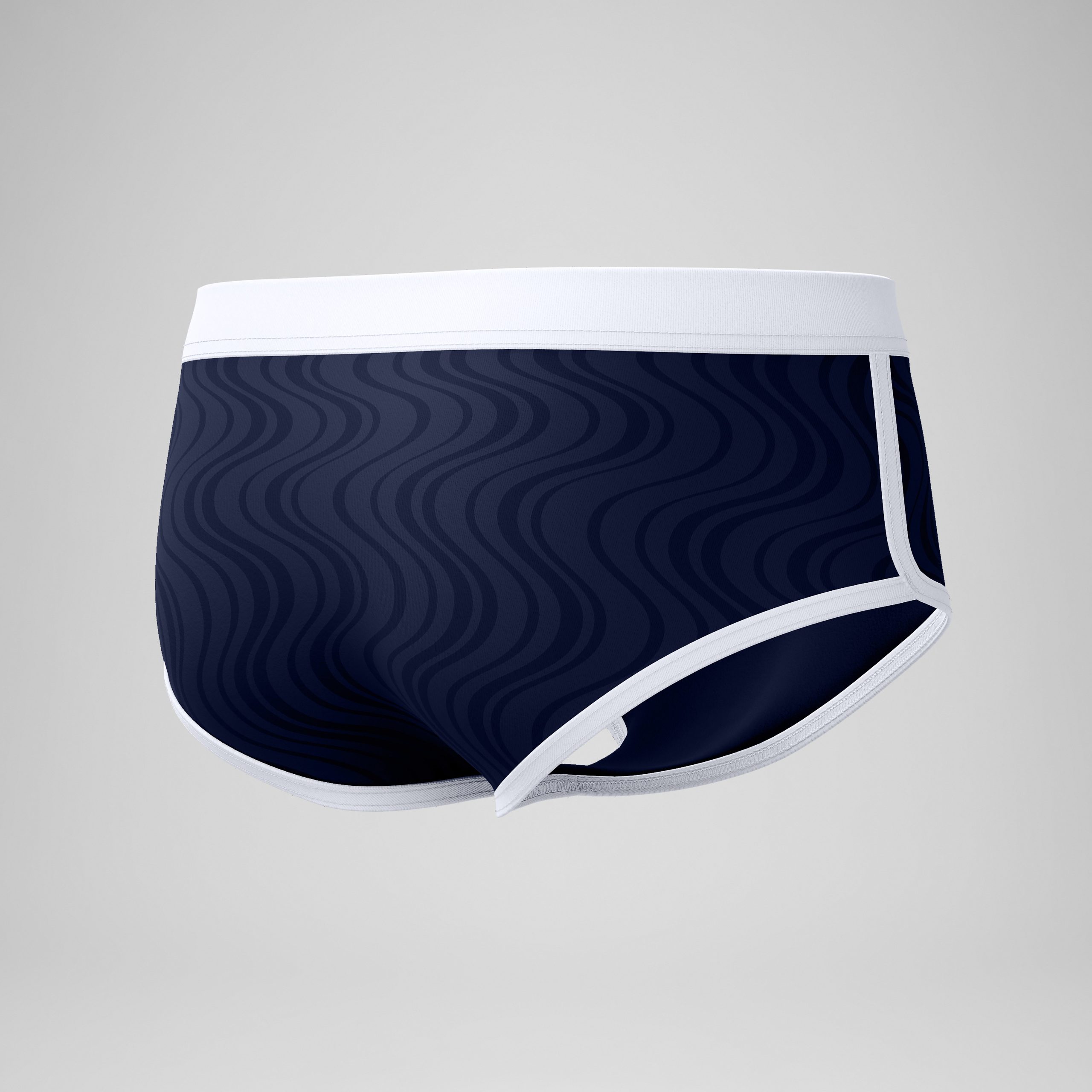 Men's Jetstream Textured Brief Navy - Image 7