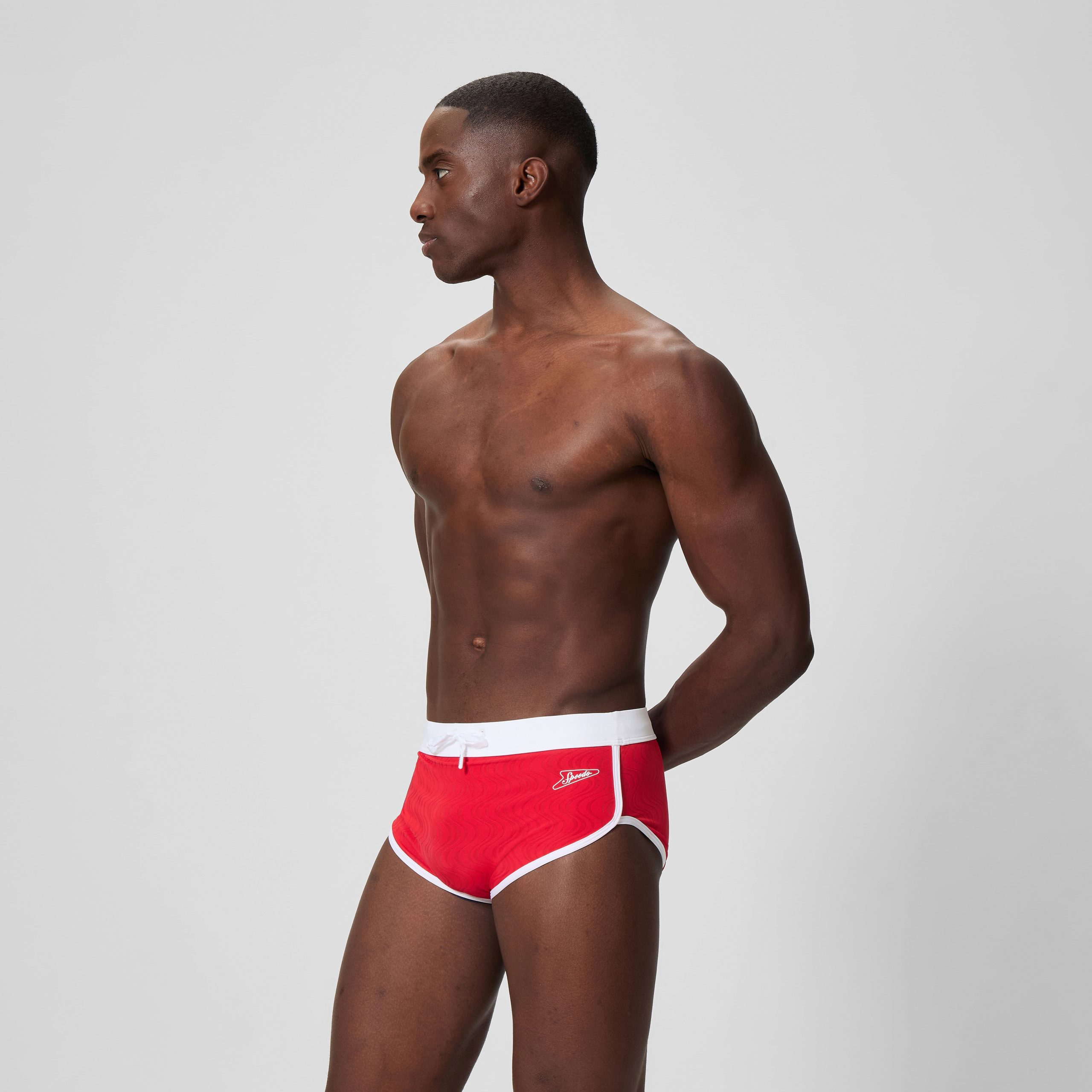 Men's Jetstream Textured Brief Red - Image 2